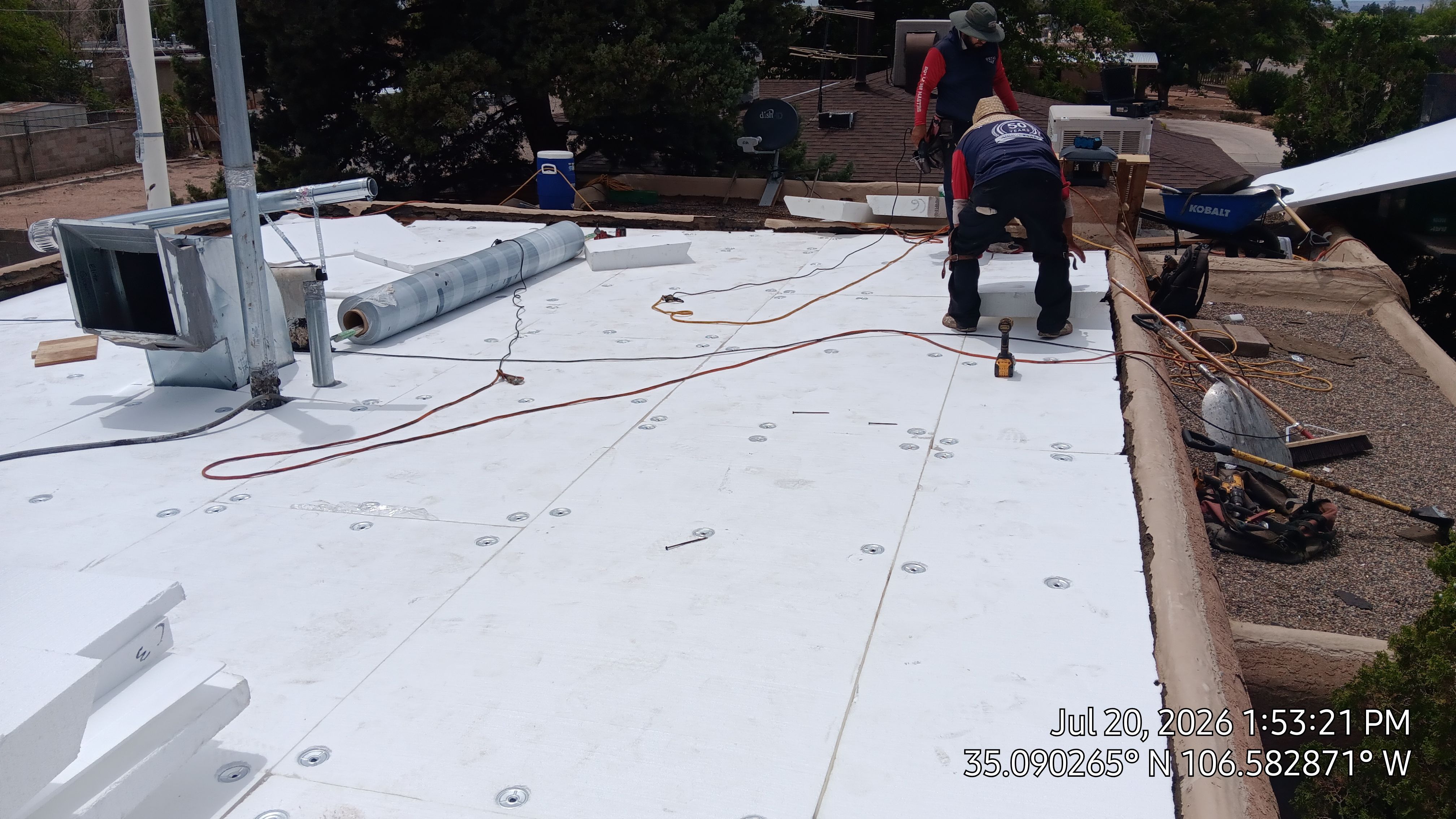 Albuquerque TPO Roof Replacement With EPS Taper slope by Doyle Roof Masters Inc