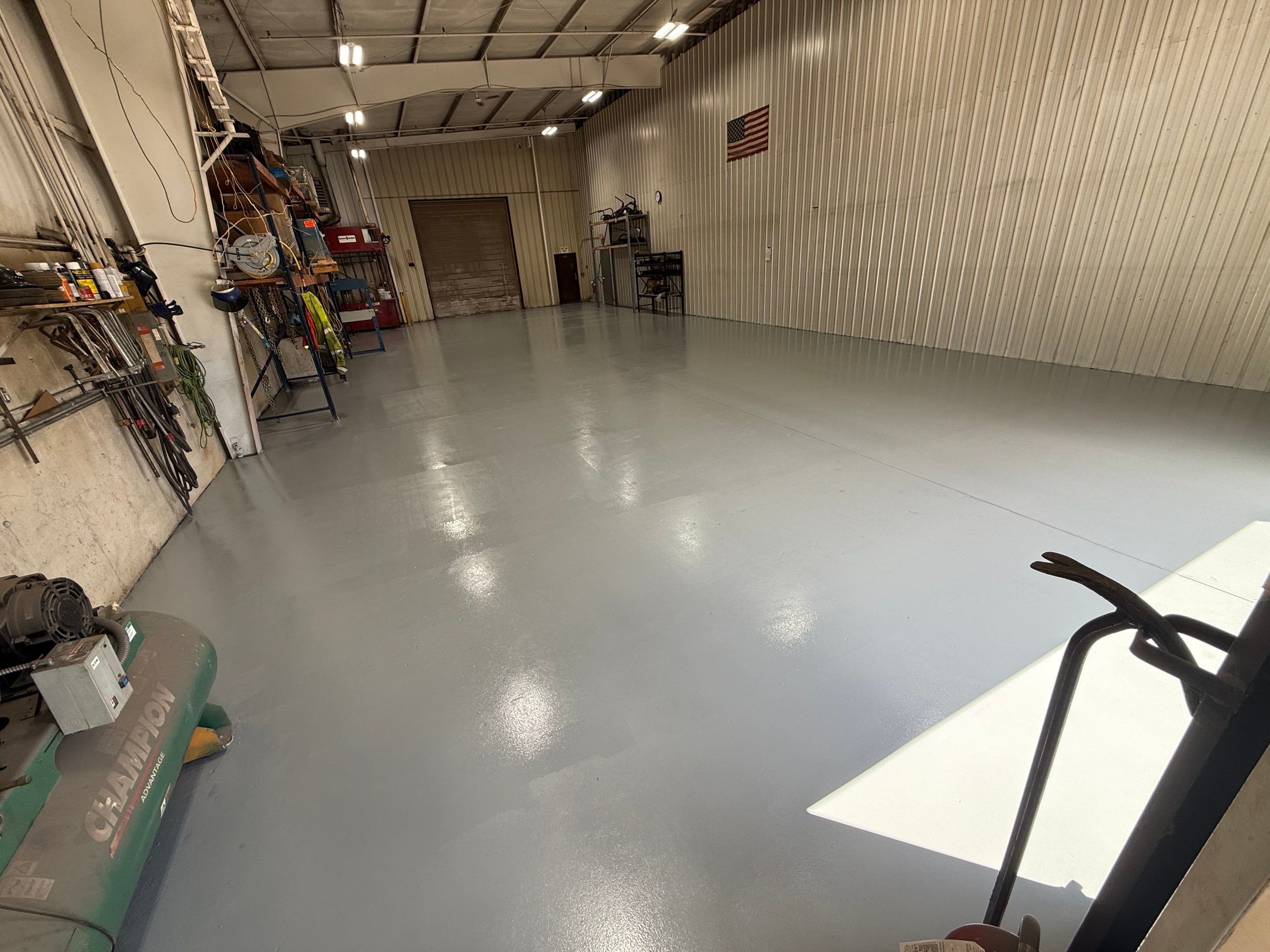 Commercial Concrete Coating and Floor Refinishing in Sioux Falls by Select Painting, Coatings & Garage Cabinets