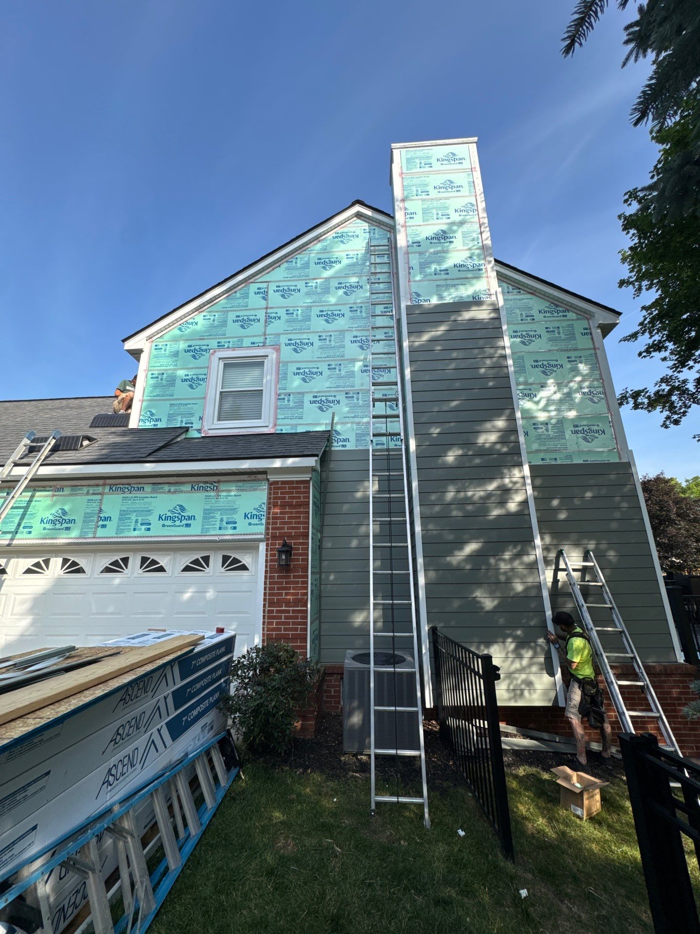 Siding Replacement using Ascend by 180 Contractors