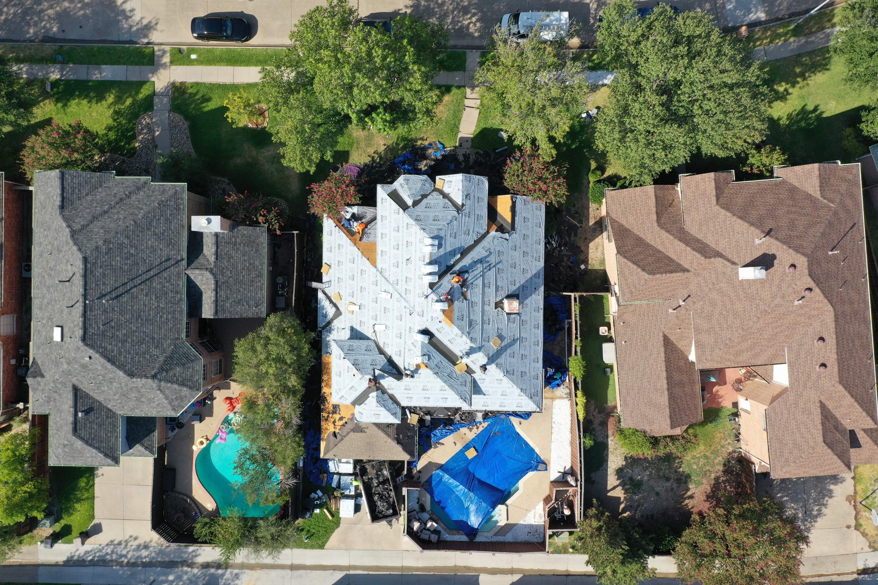 Residential Roofing Installation using IKO Dysnasty Class3 Summit Gray by Eminent Roofing & Auto Hail Repair
