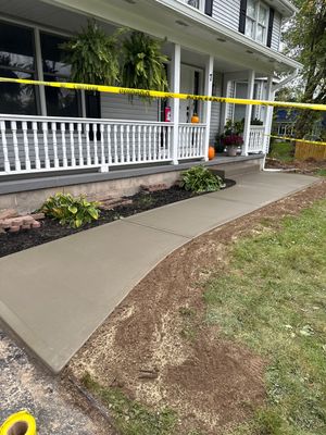 Broom Finish Walkway 
