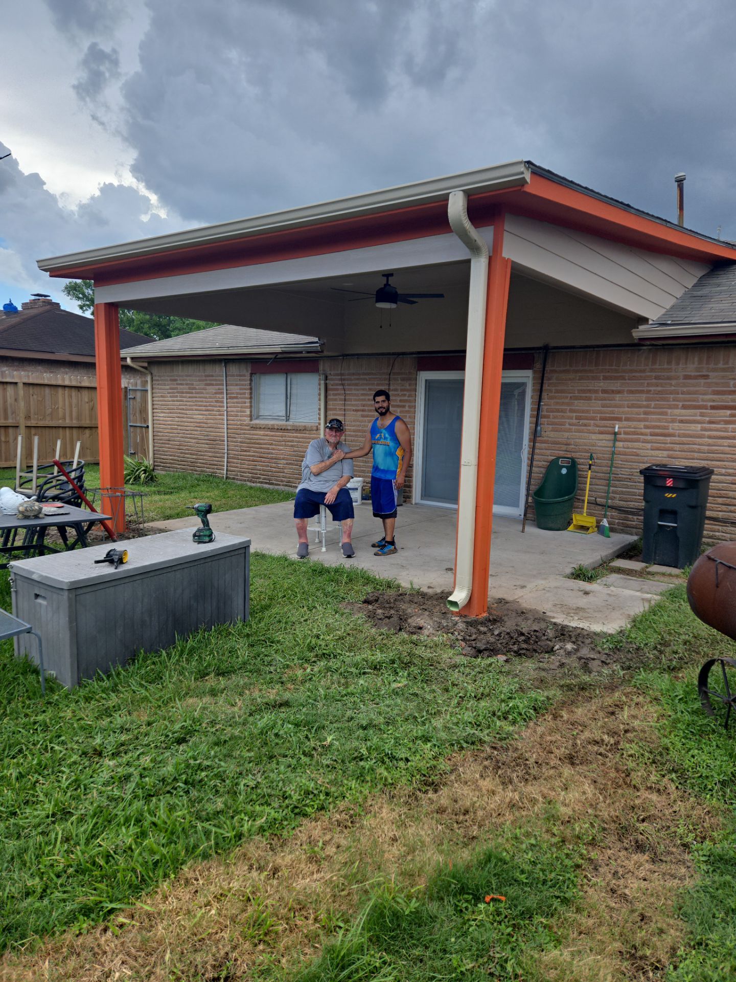 Project in Channelview by storm choice roofing