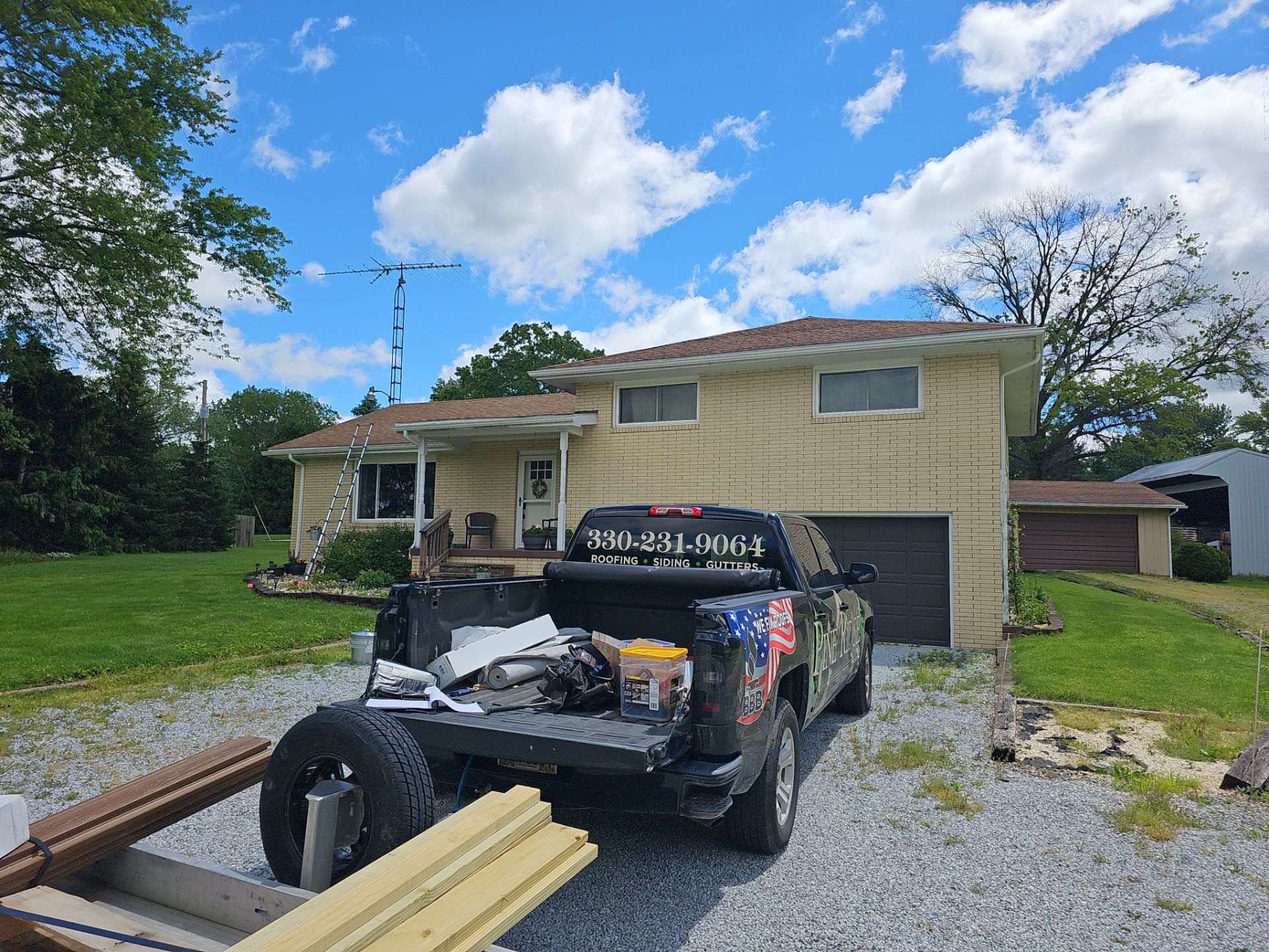 Wooster Ohio Roof and Decking Installation by Pine Ridge Roofing LLC