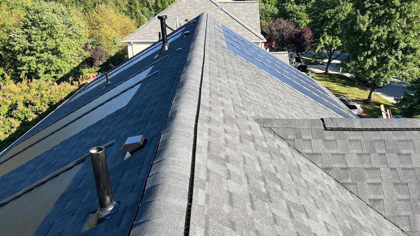 GAF Timberline Solar Roof Ellicott City, MD by American Home Contractors