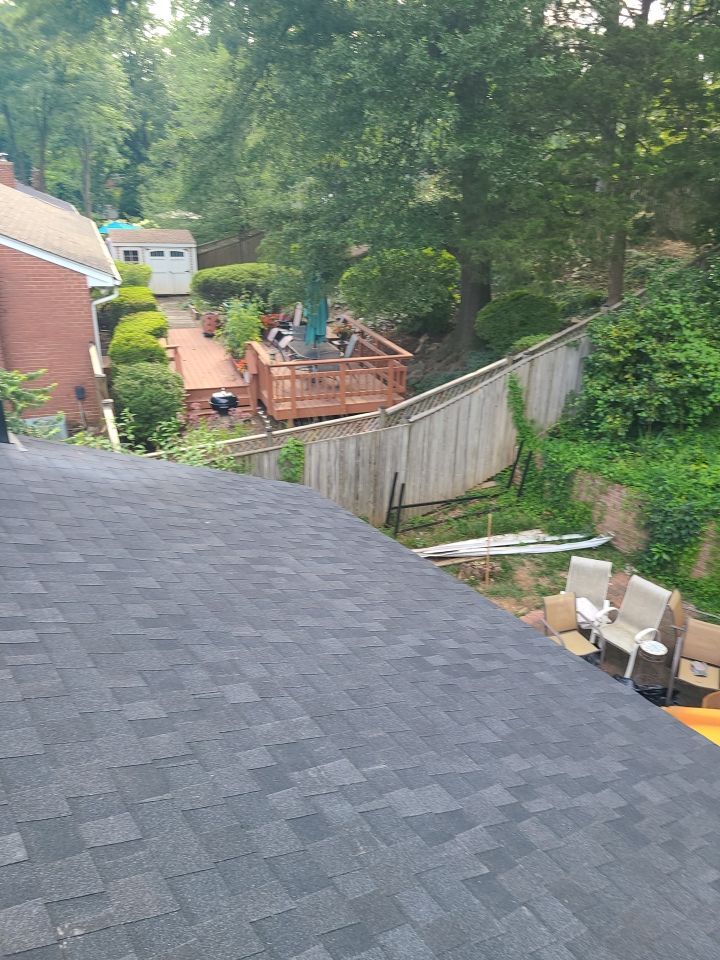 Springfield Tree Damage Restoration: CertainTeed Landmark Designer Shingles in Charcoal Black by RM Banning, Inc.
