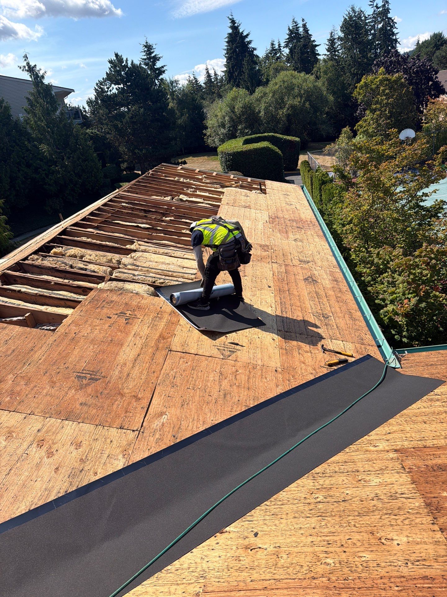 Residential Roofing Installation using GAF HDZ Shingles by Roofing Formula LLC