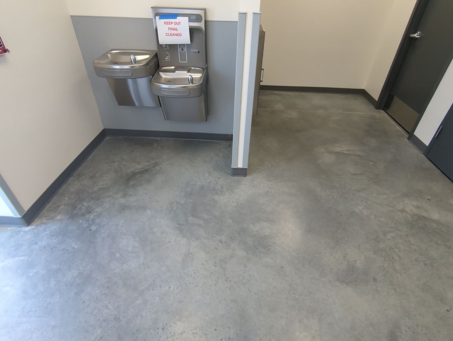 Commercial Floor Transformation using Aurora Accent W/Hypnotic Blue by Croc Coatings, LLC