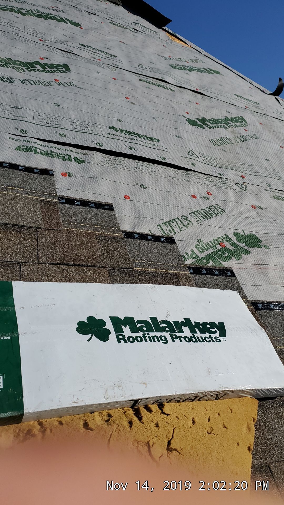 Residential Roofing Installation using Malarkey Legacy Scotchgard Shingles by Harvey Roofing & Construction