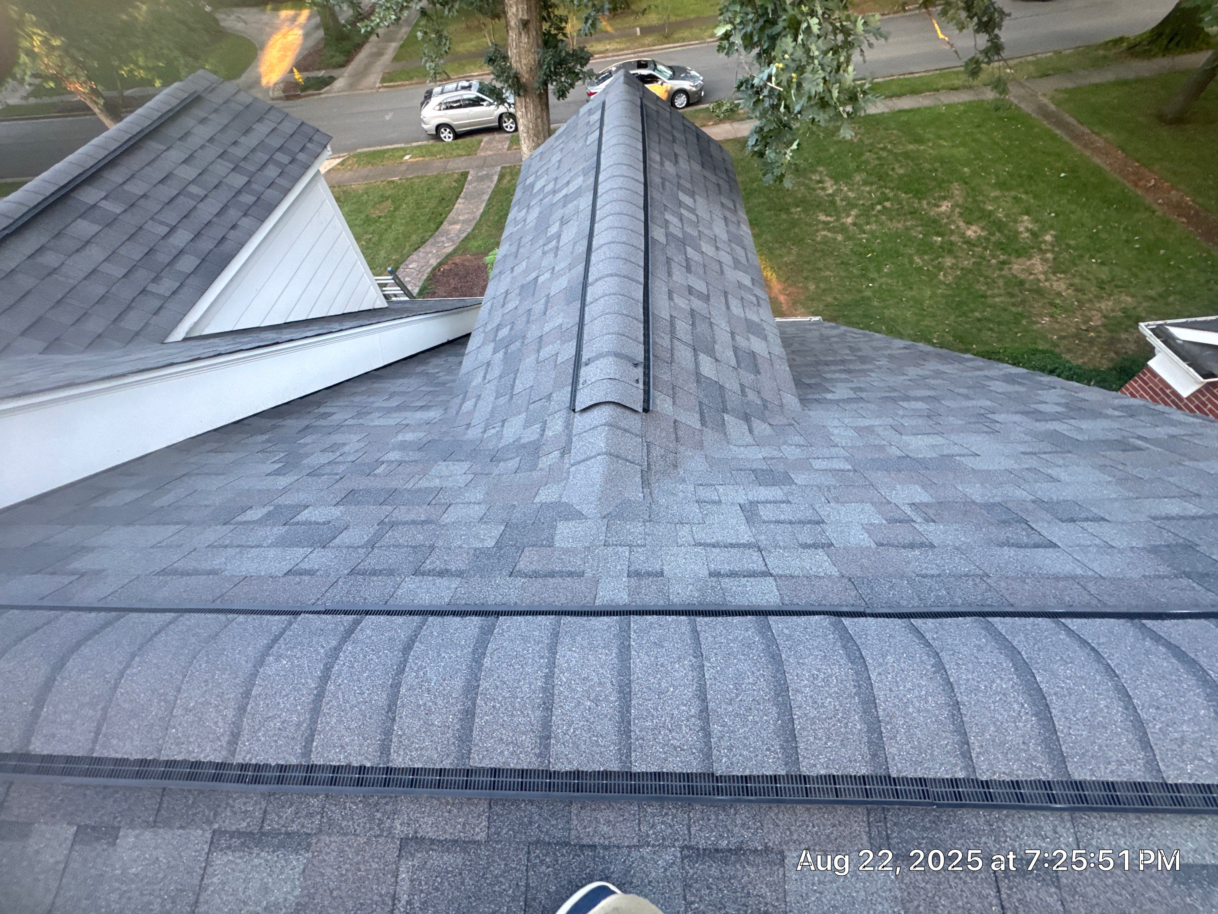 Full Roof Replacement with Owens Corning Architectural Shingles and EPDM in Charlotte, NC by Merritt Roofing LLC