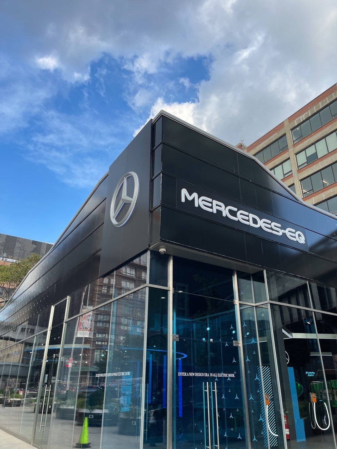 Mercedes Benz EQ Showroom NYC by CAD Signs