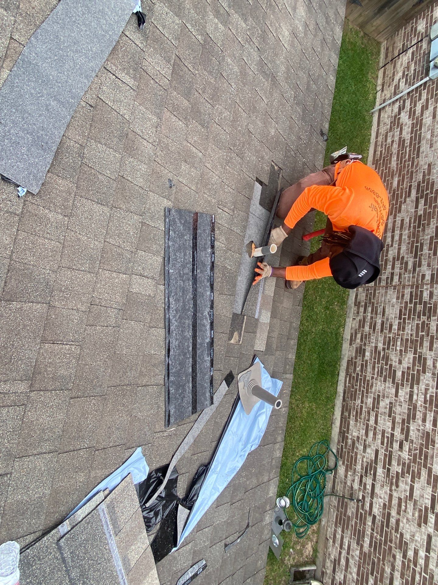 Hail Damage using Owen's Corning Duration (Lifetime) Shingles by Roof Repair Services LLC