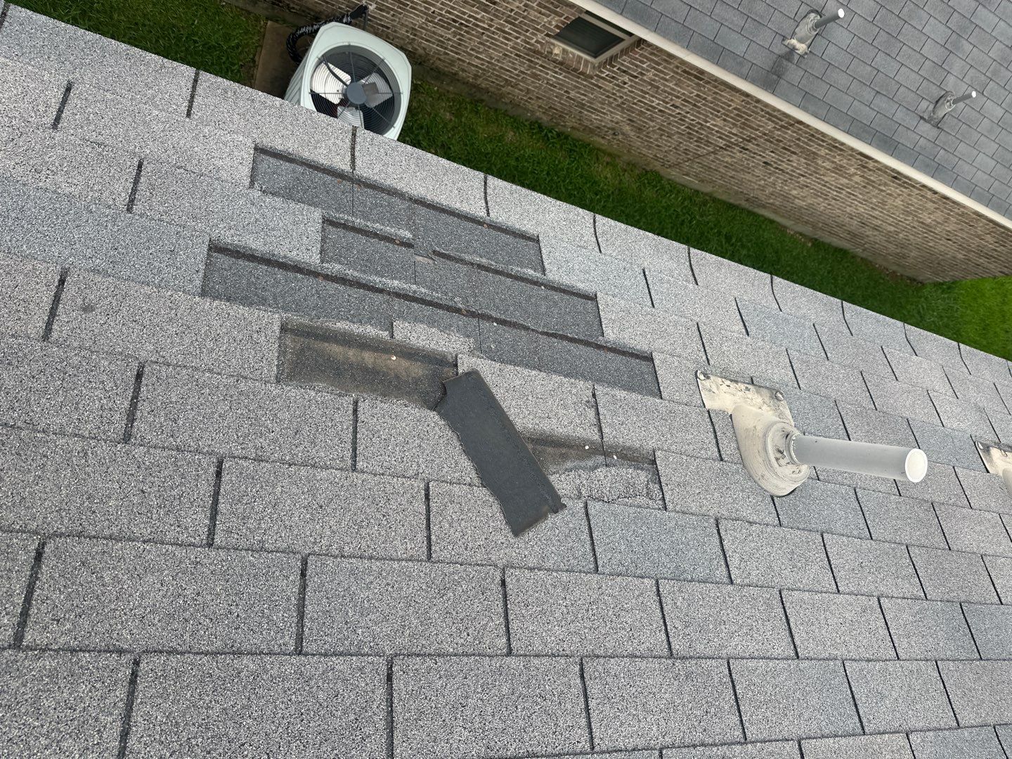 Hail Damage using Owen's Corning Duration (Lifetime) Shingles by Roof Repair Company