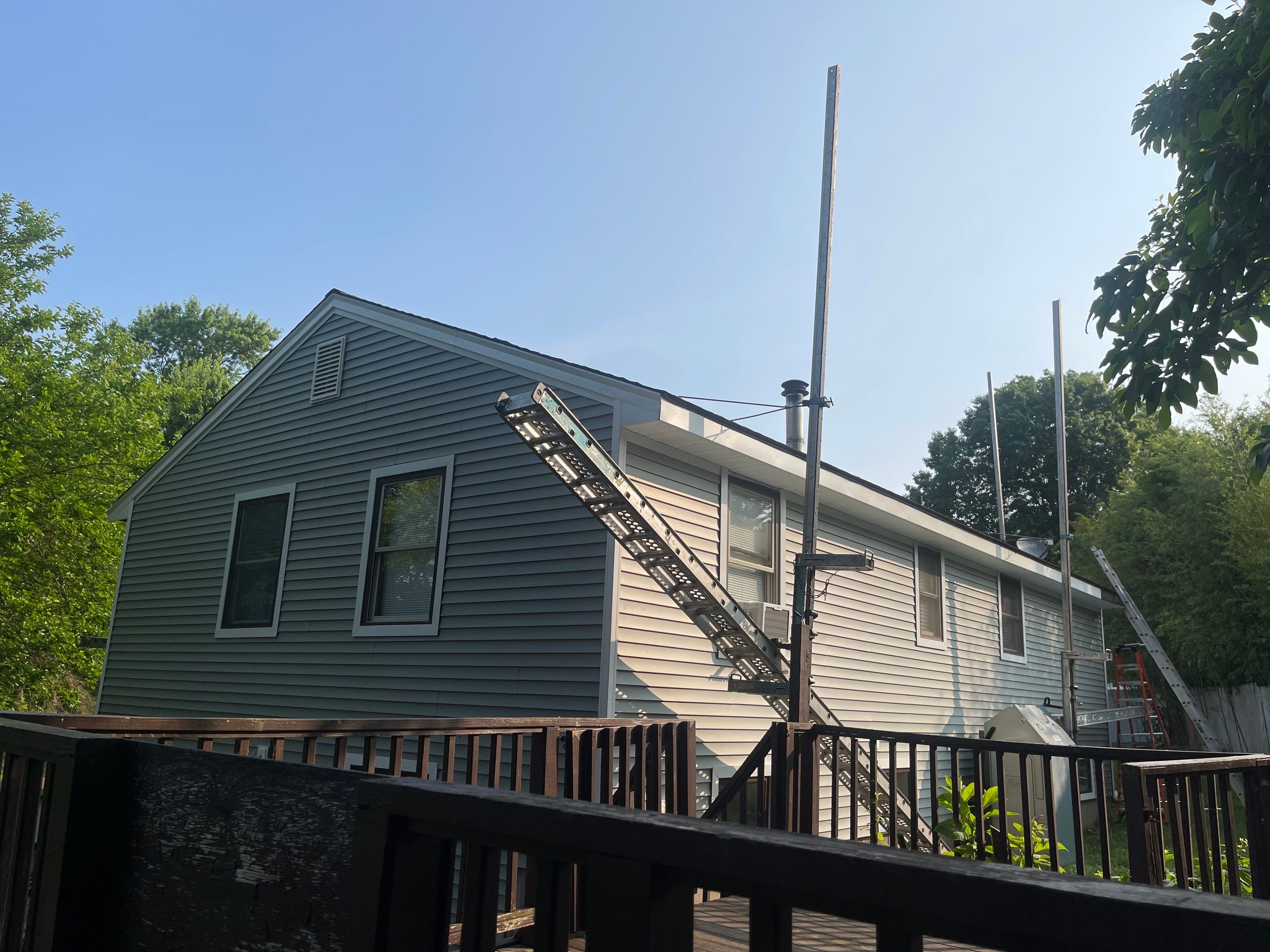 Siding Installation using Certainteed Monogram Seagrass by A Plus Exterior