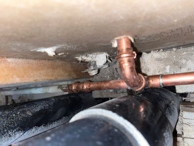 Installing New Piping.