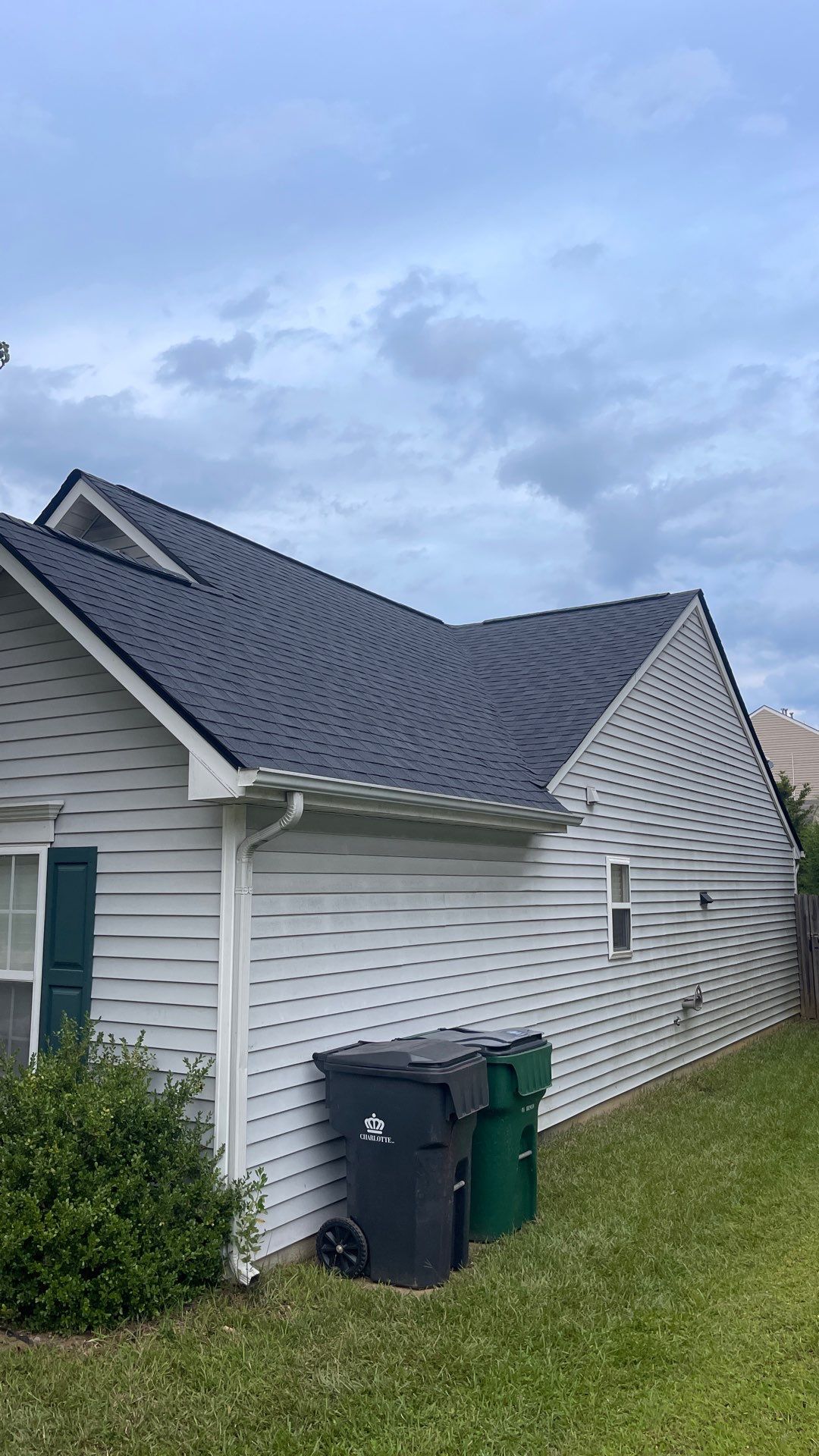 Roof and gutter replacement by wind damage by Just Brilliant Restoration JBR