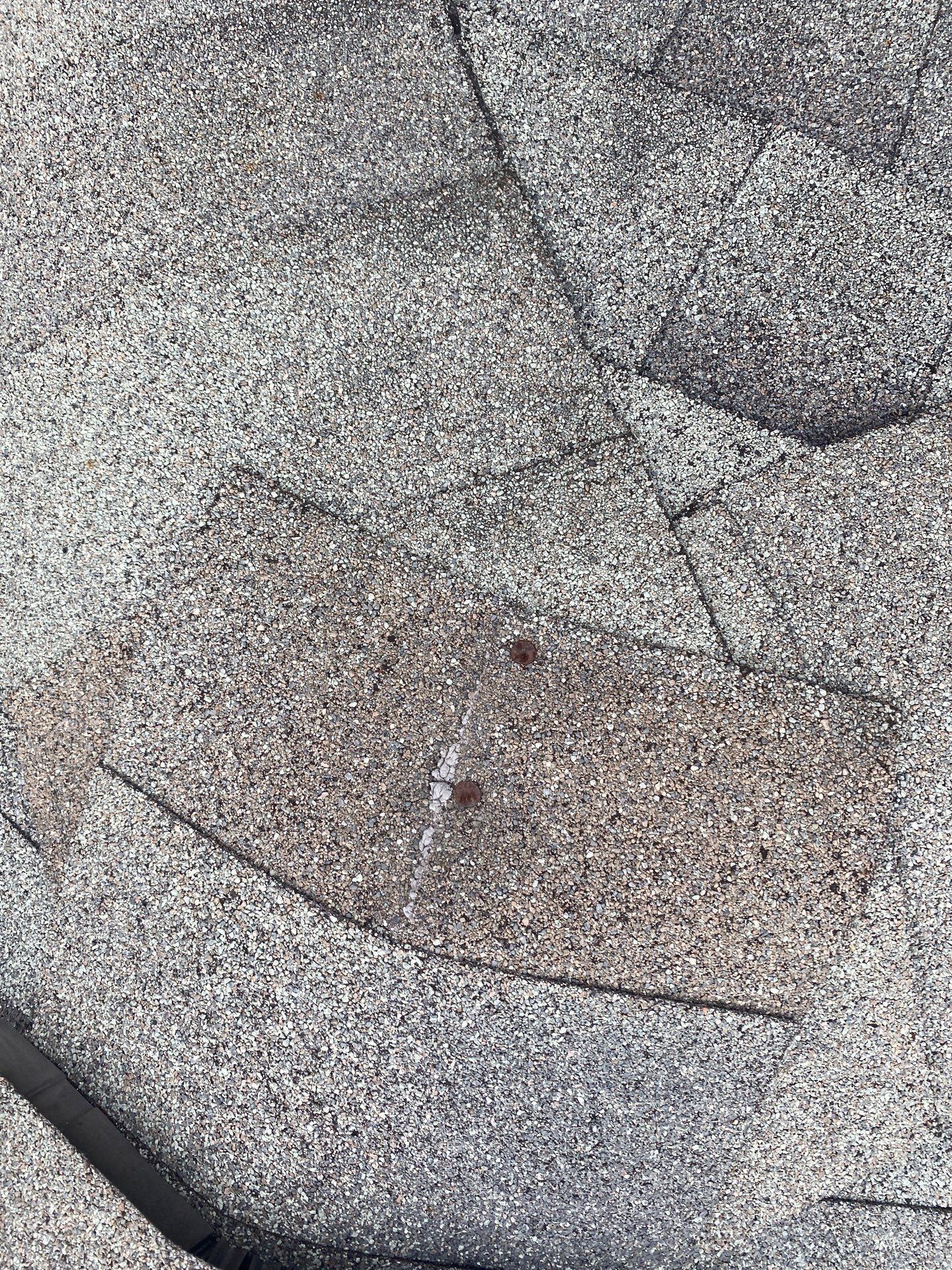 Hail Damage using Owen's Corning Duration (Lifetime) Shingles by Roof Repair Company
