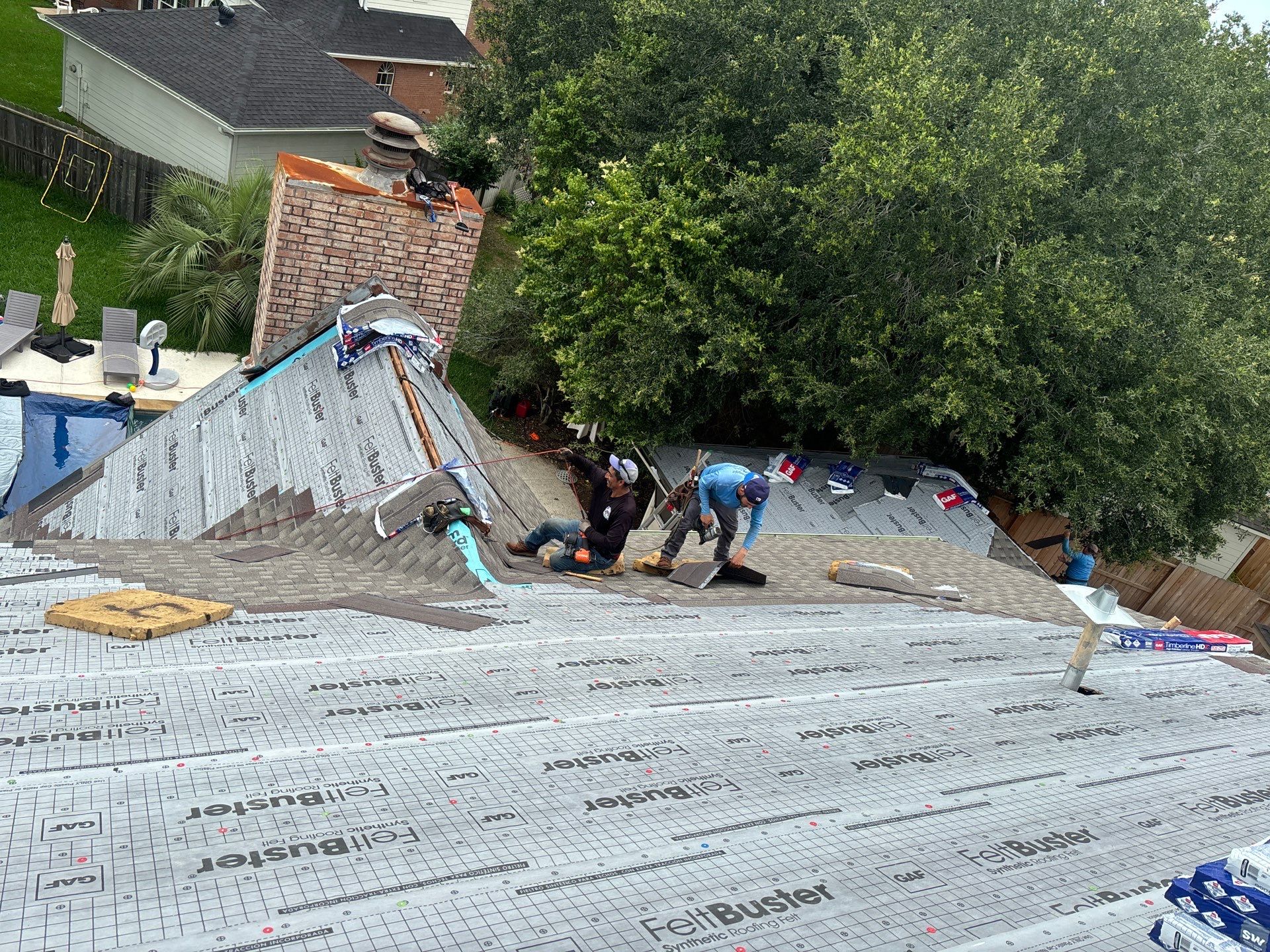 Roof Replacement in Austin Park, Sugar Land TX by Roof Repair Company