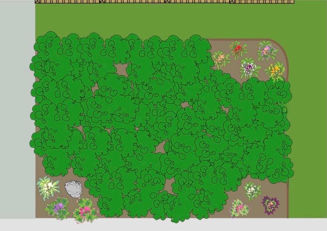 Purple Fence Project by Elm Rose Gardens