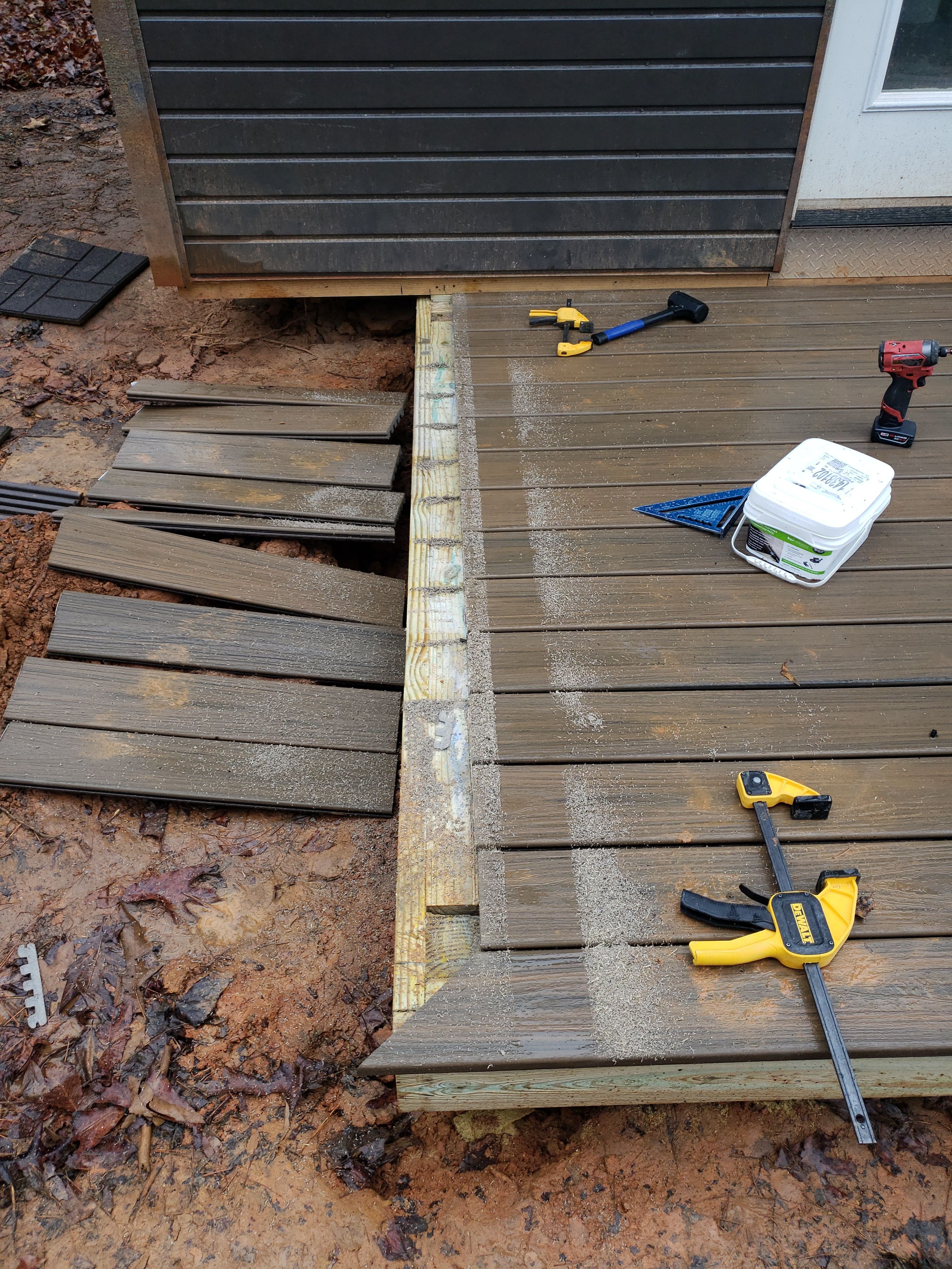 Low-Profile Composite Deck Build by A Step Above Handy LLC 