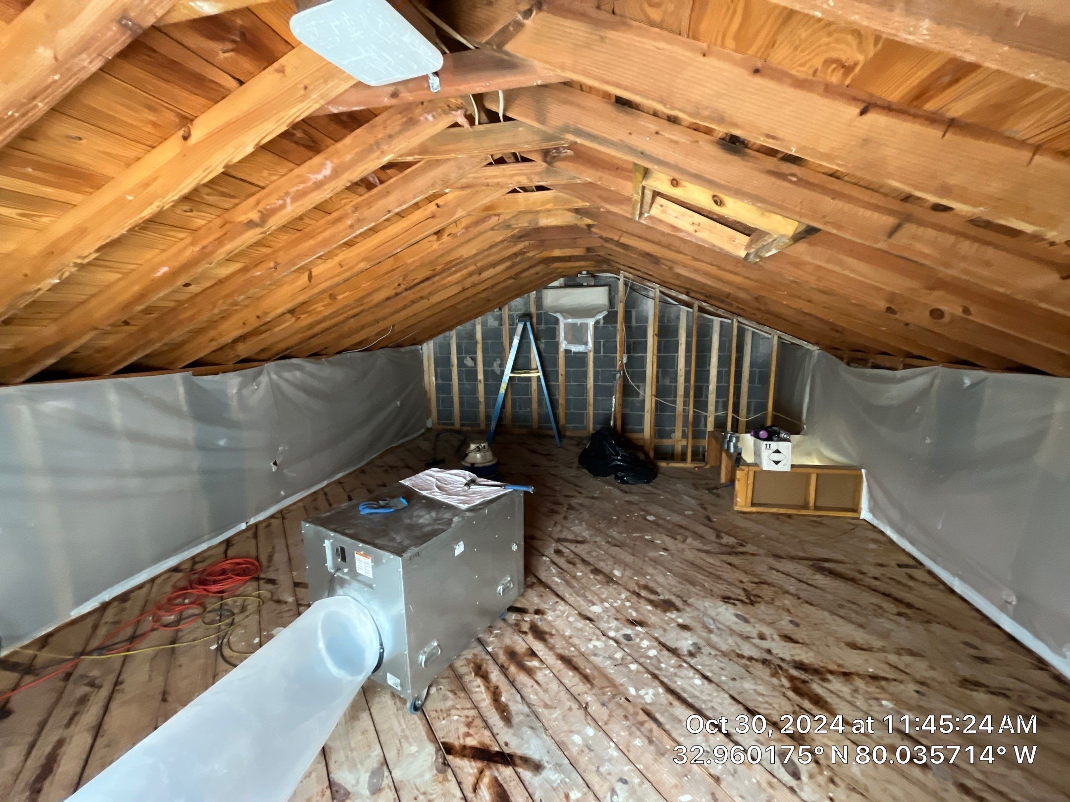 Residential Abatement plus Mold Remediation by EAS Environmental, LLC.
