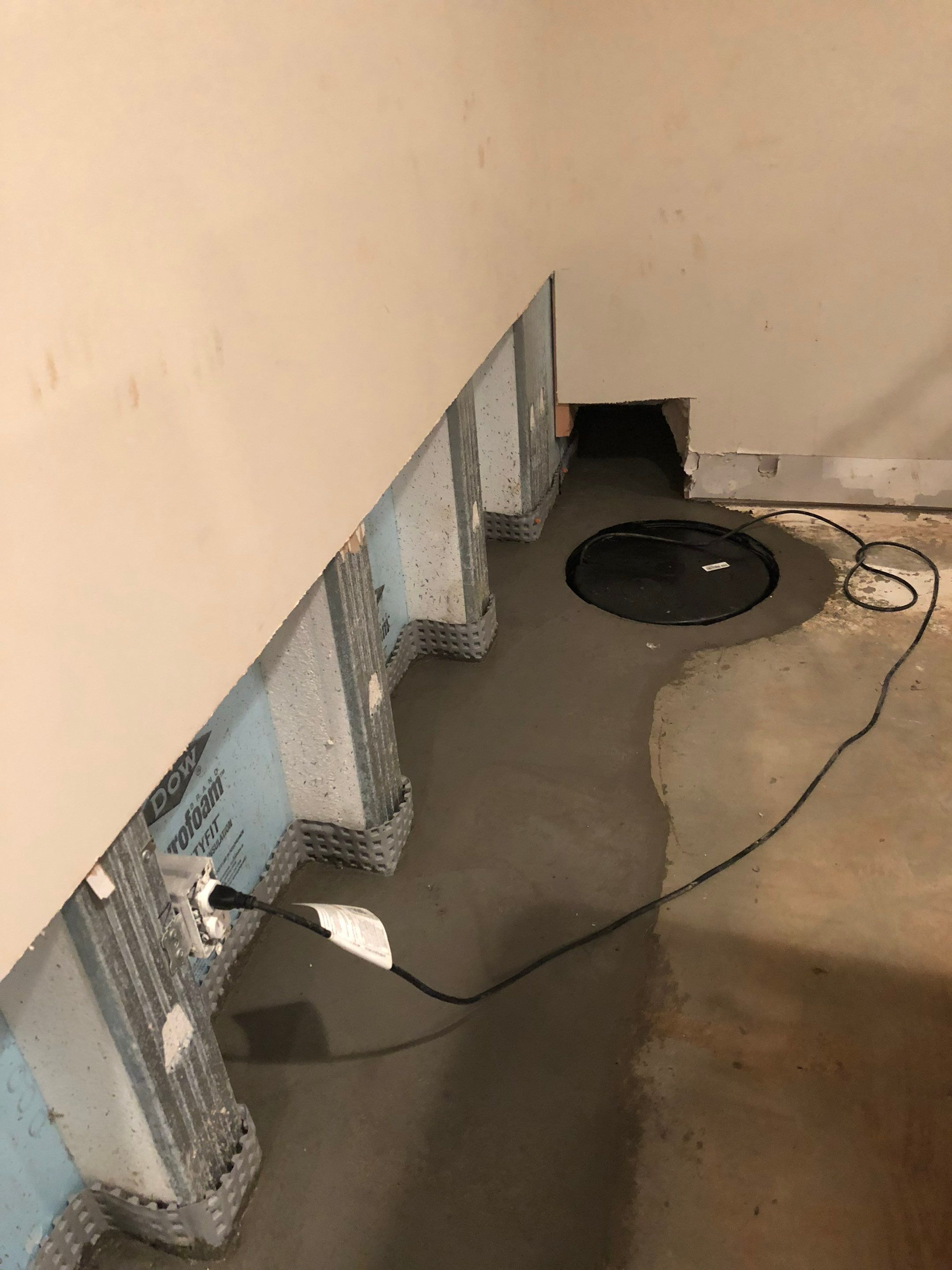 Interior French Drain Job in Summit, NJ by Pure Service Pro, LLC 