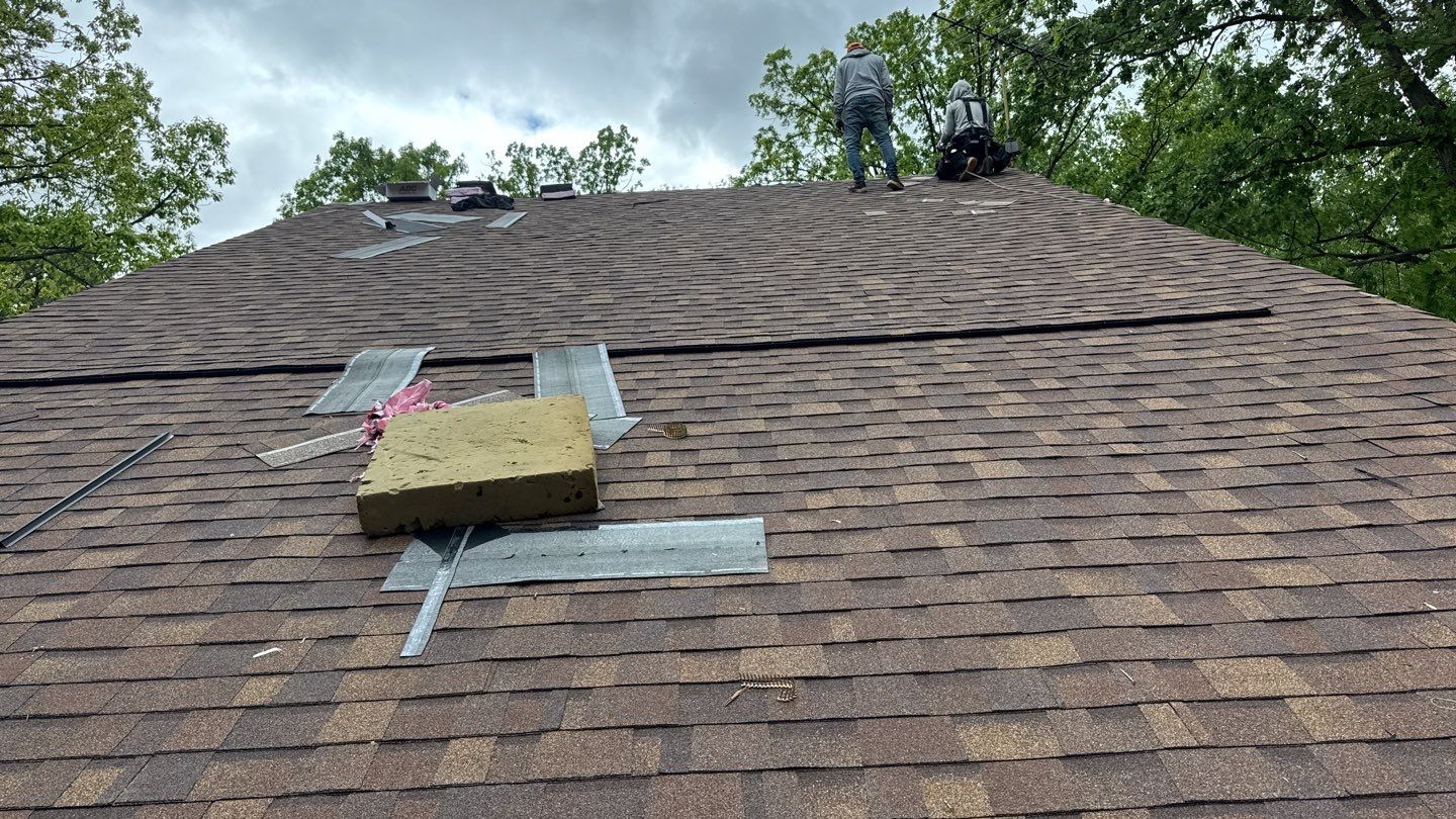 Roof Replacement using Owens Corning Desert Rose by 180 Contractors