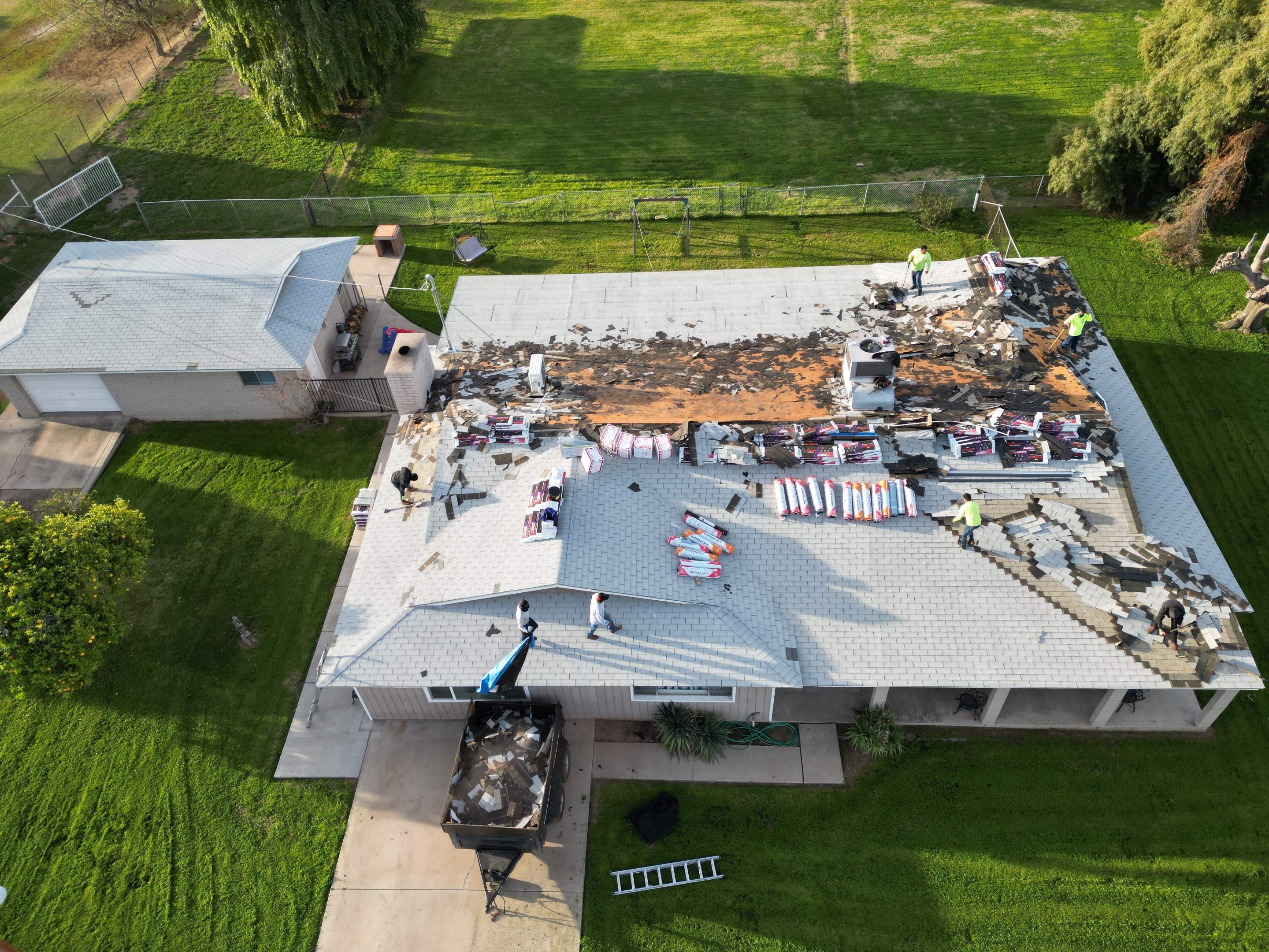 Bruce's Full Re-Roof & Shed by All Storm Roofing & Construction
