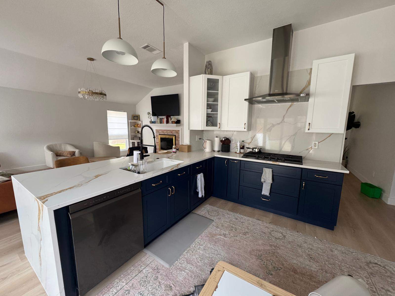 Maximum Flow & Function: Open Concept Kitchen Remodel and Custom Pantry by Tibi Soli LLC