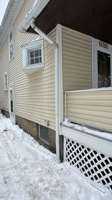 Downspout repair by Homestyle in Lakewood