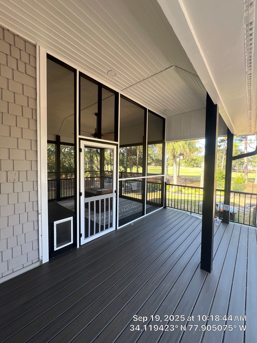 Back Porch Addition in Beau Rivage  by RGR Construction and Roofing, LLC