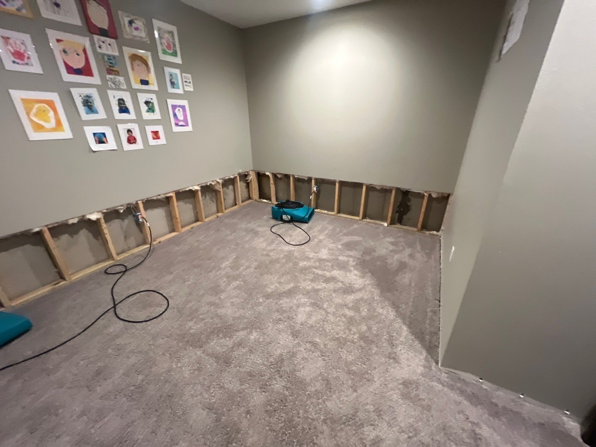 Basement Restoration & Repaint by Grandview Painting