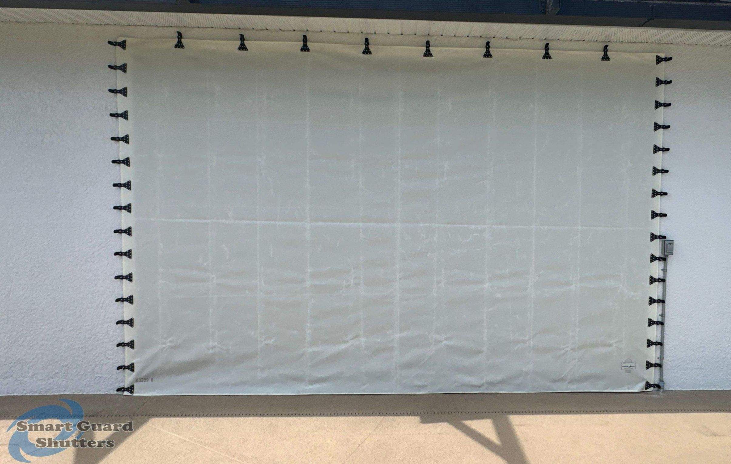 Hurricane Protection in White by Smart Guard Shutters