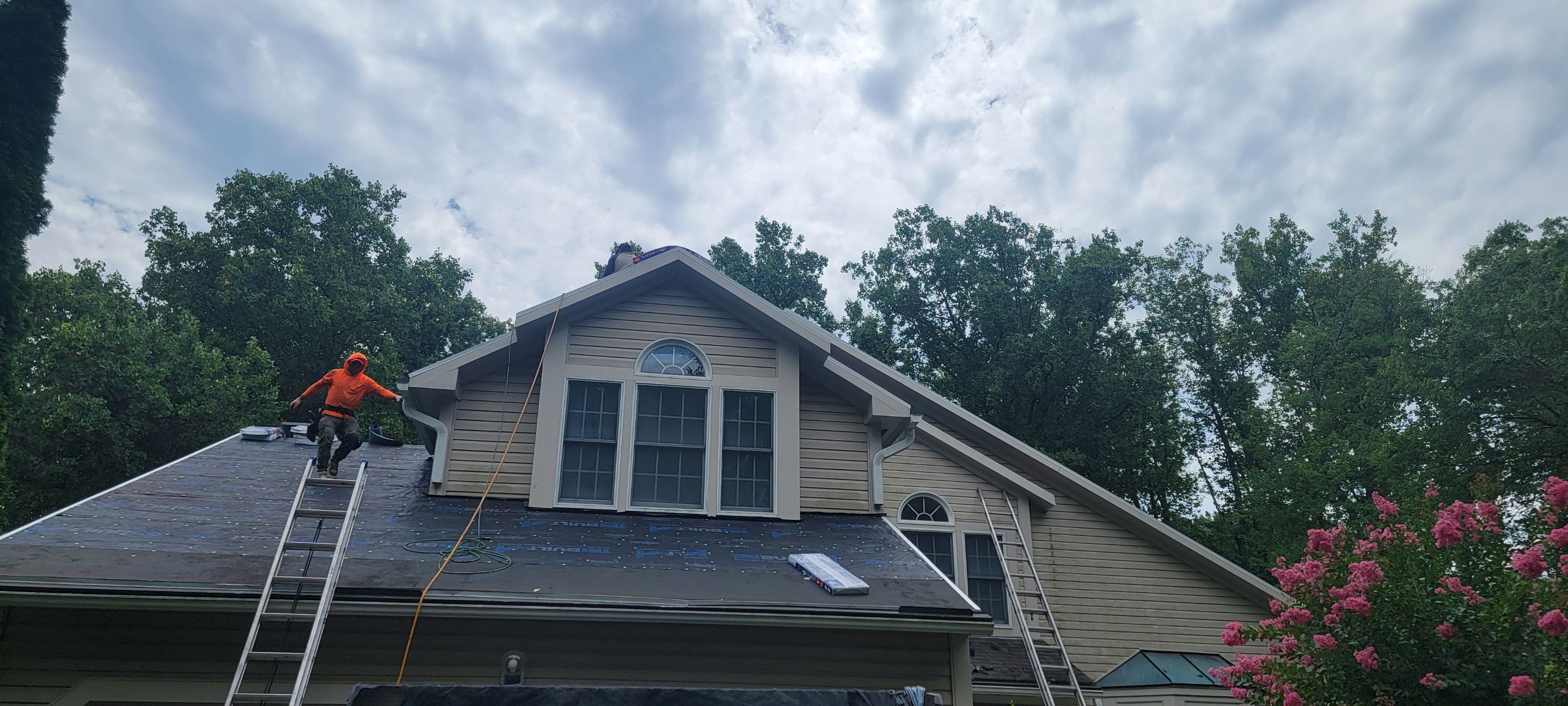 Roof Installation using GAF Timberline HDZ by ExteriorPros
