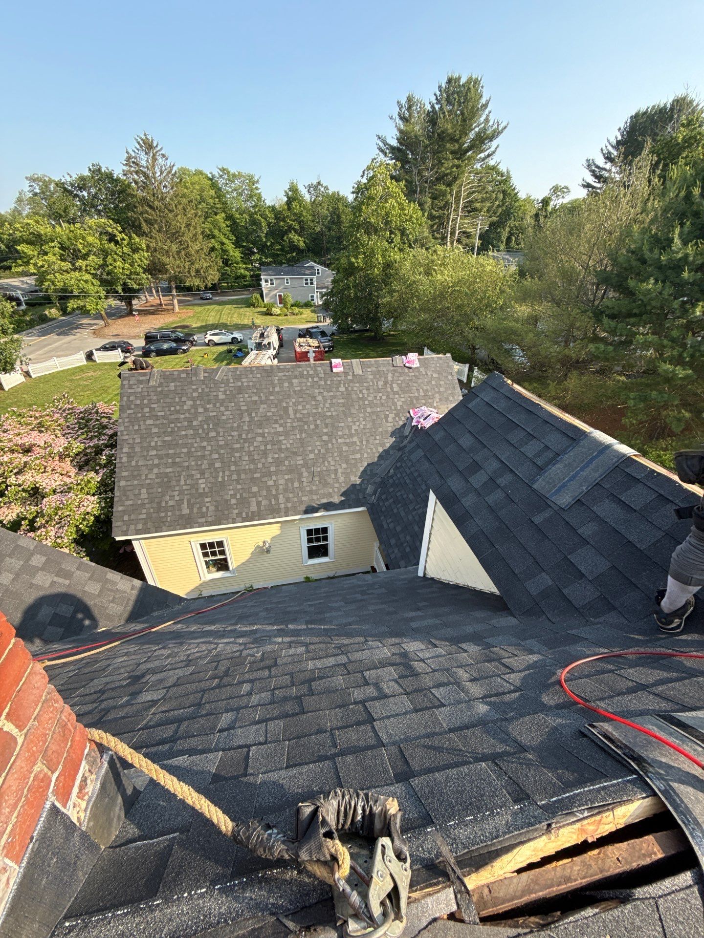 Full Roof Replacement & EPDM Restoration – North Andover, MA by Mighty Dog Roofing of Greater Middlesex County