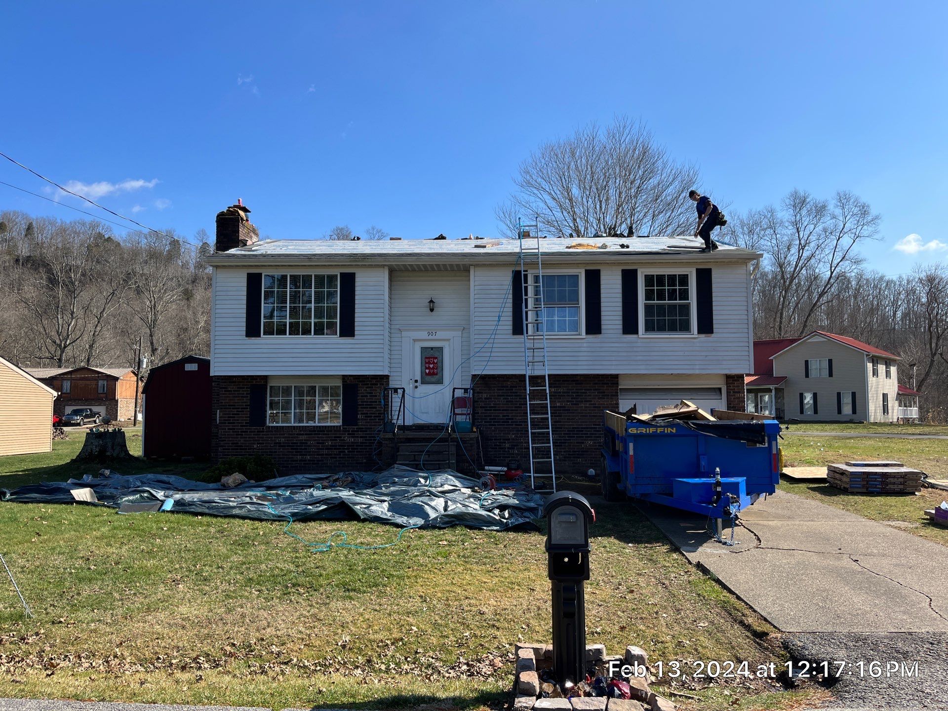 Siding Installation using Mastic Plygem Carvedwood by Fahey Roofing + Contracting