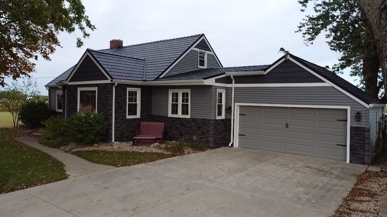 Wind-Resistant Metal Slate Roof Installation in Ossian, Indiana by 4Ever Metal Roofing