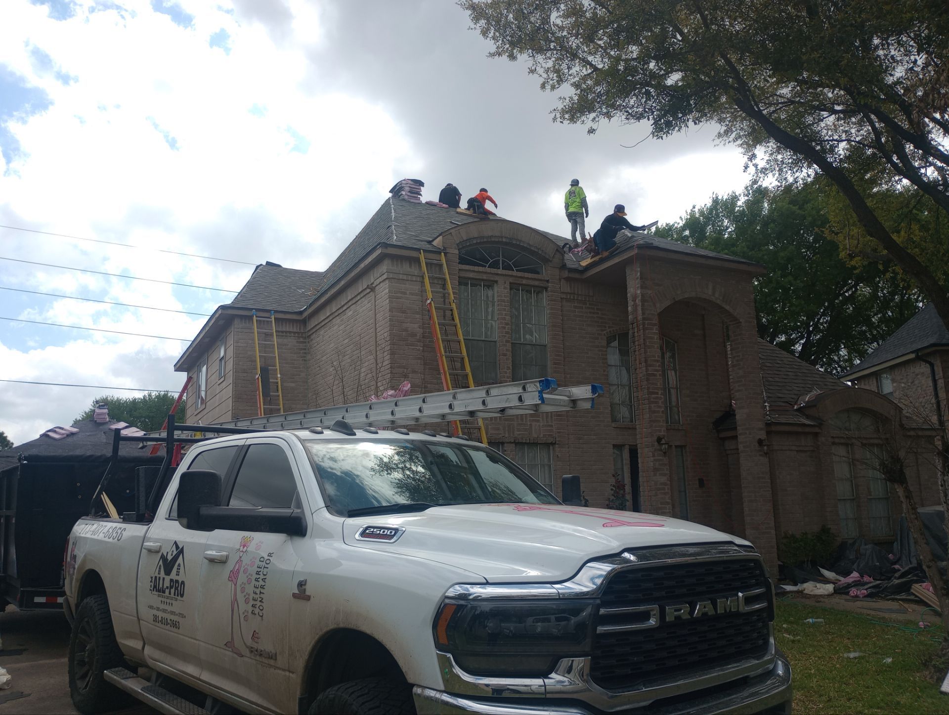 Residential Roofing Repair using Owen's Corning Duration (Lifetime) Shingles by Roof Repair Company