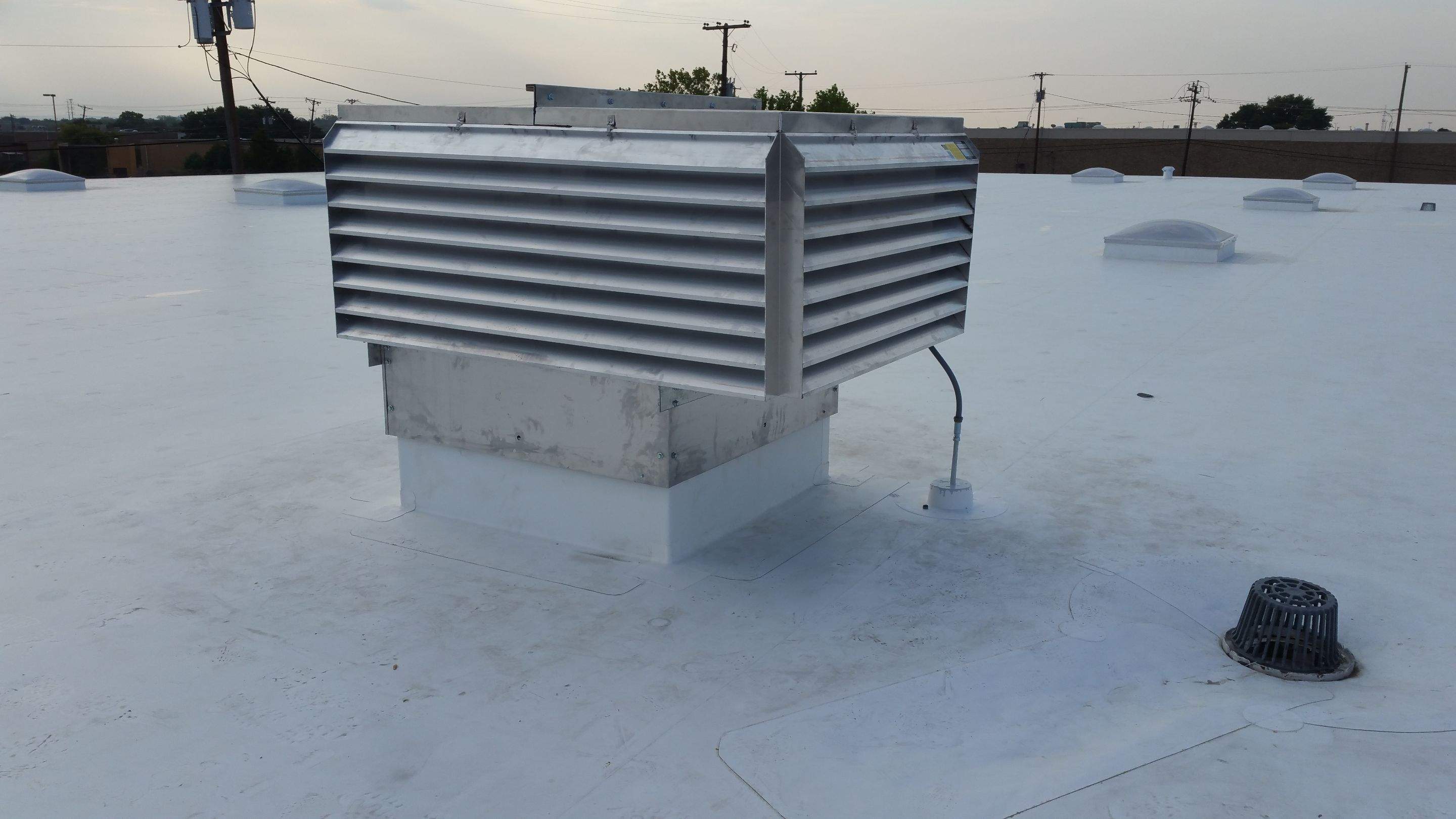 Massive Storm Damage Project - Factory in Arlington by First United Roofing & Construction