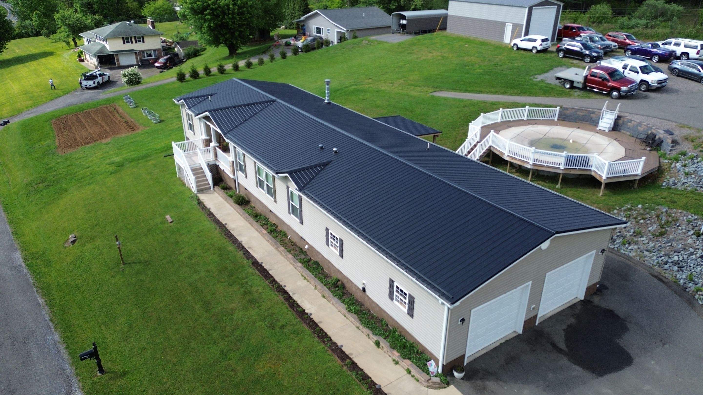 Black Frost AG Panel by Omnia Roofing