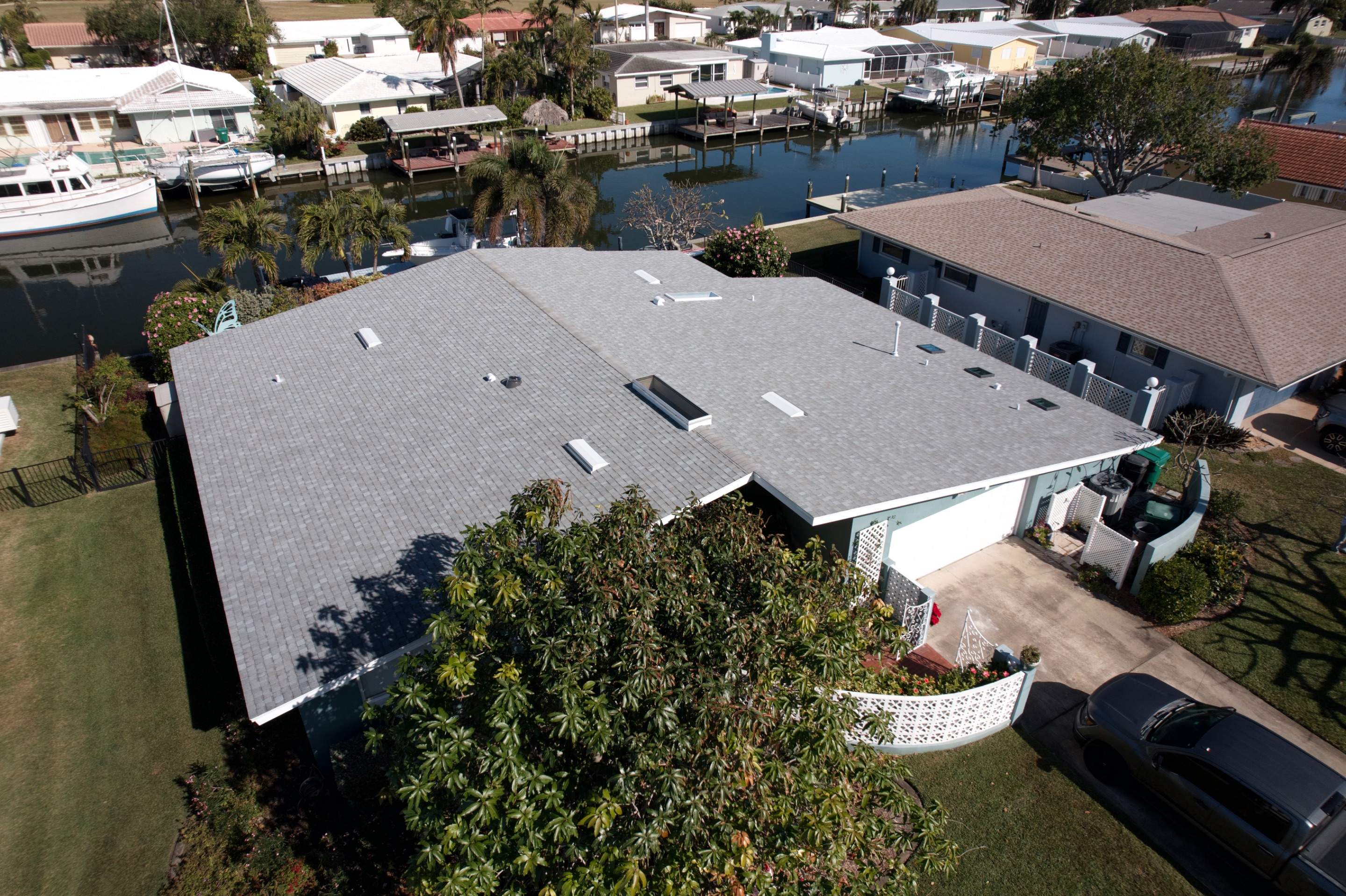 Cocoa Beach Roof Replacement Featuring Tamko Titan Shingles and Skylights by Wiedmann Construction & Roofing