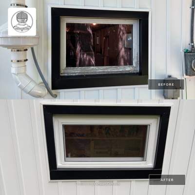 Provia Hopper Window Installation