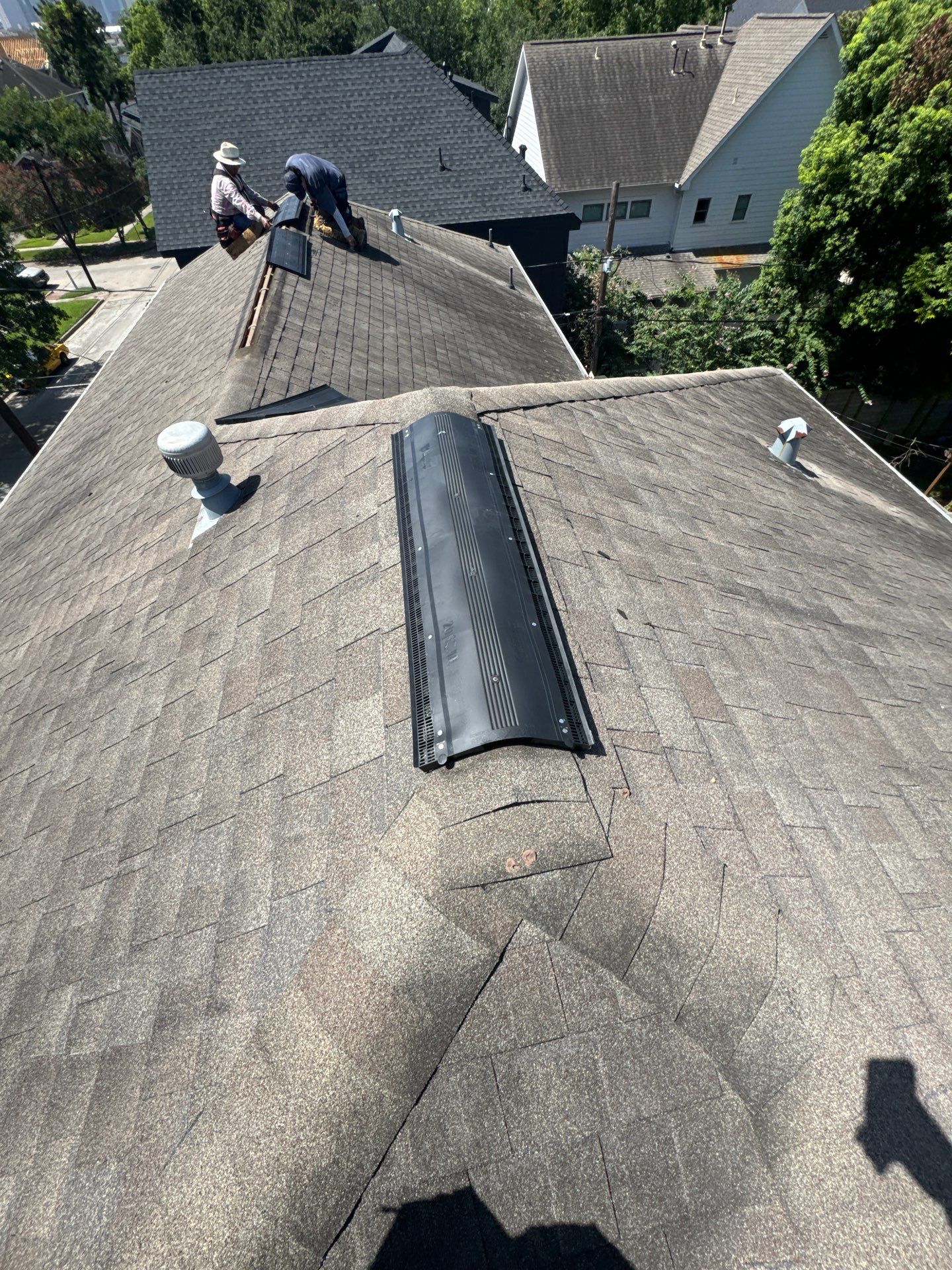 Project in Houston, TX by Associates Roofing Unlimited