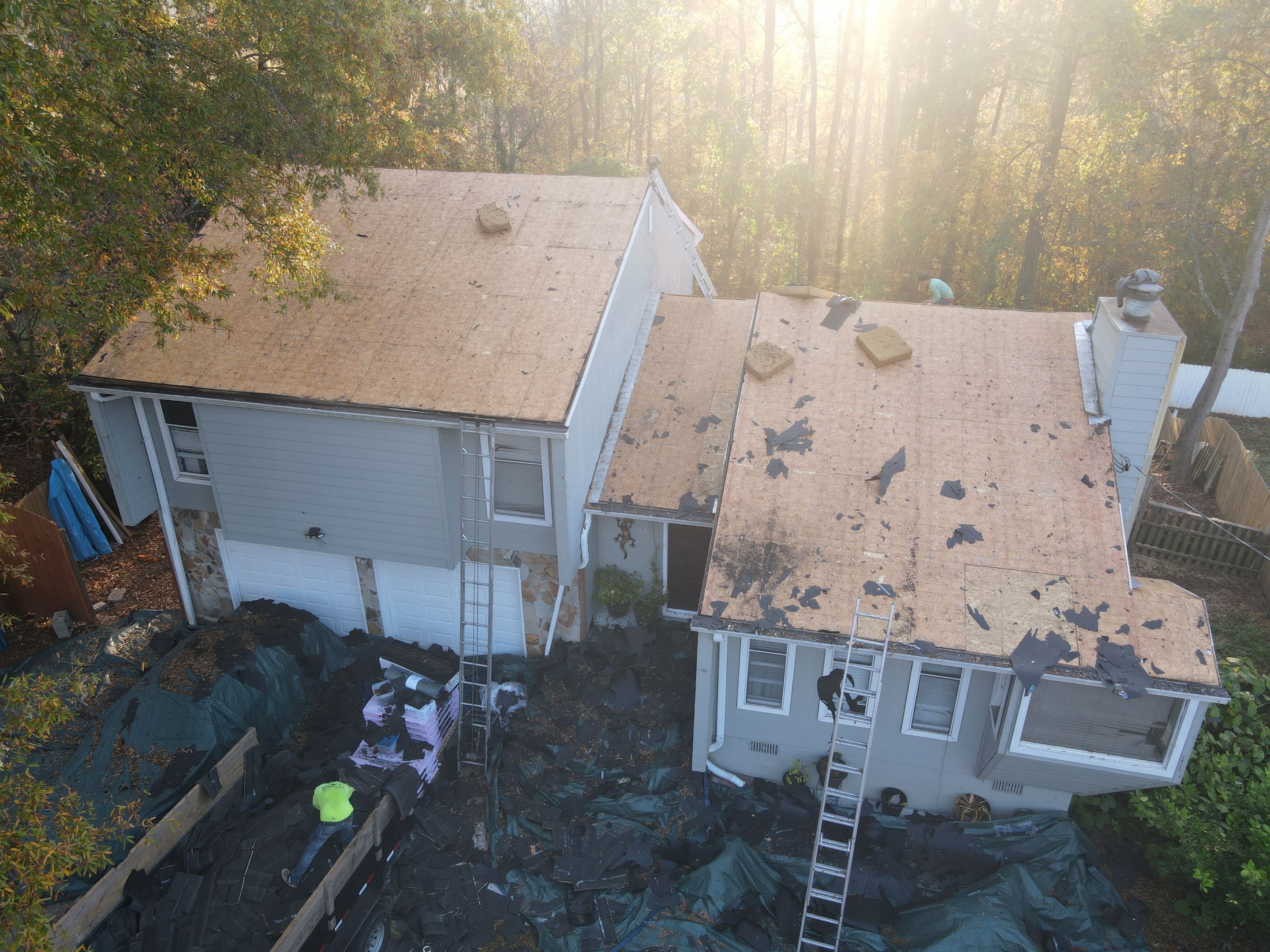 Residential Roofing Installation using Owens Corning by Inspector Roofing and Restoration