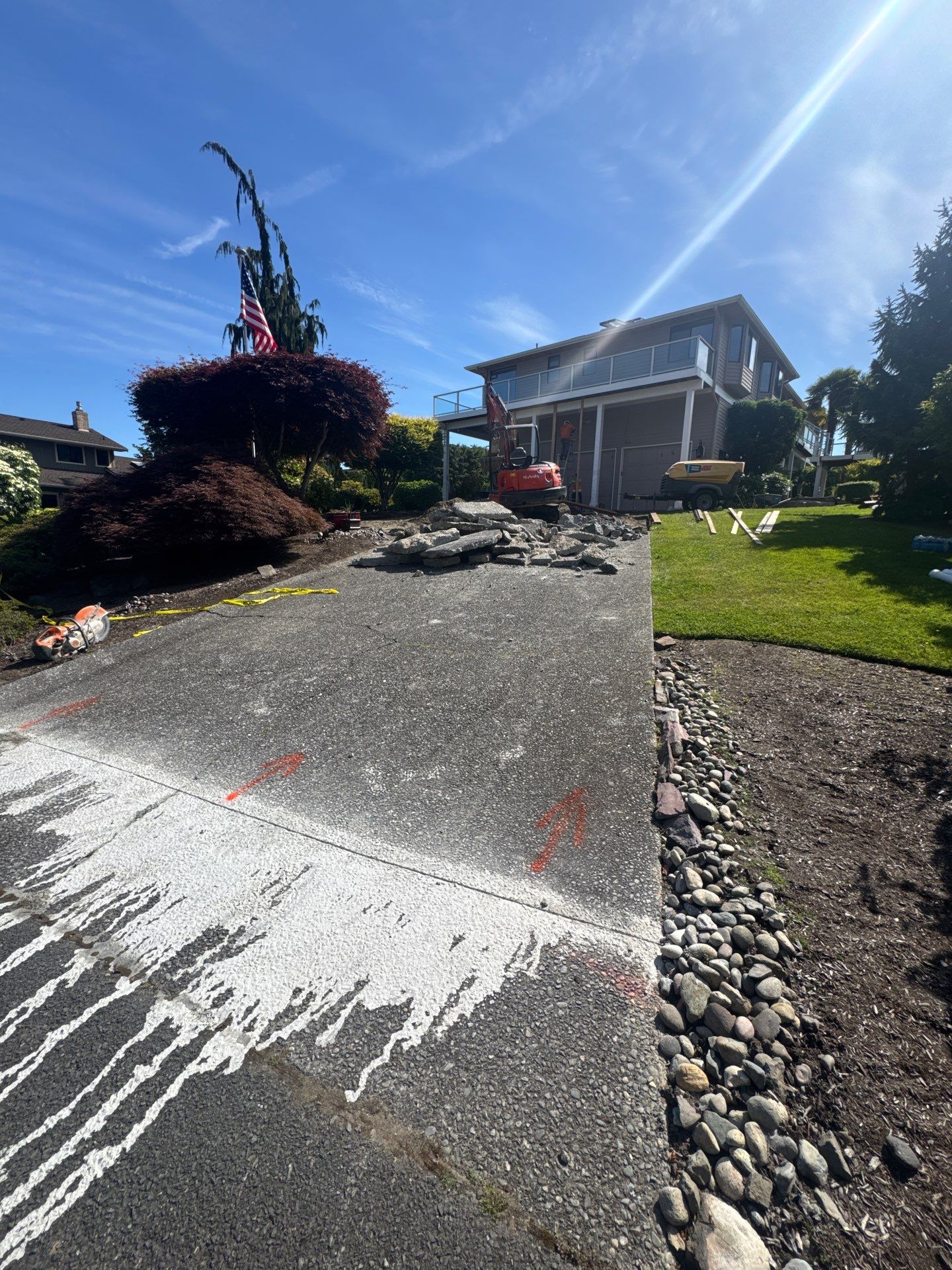 Concrete Driveway Repair | Edmonds  by Jireh Asphalt & Concrete Inc 