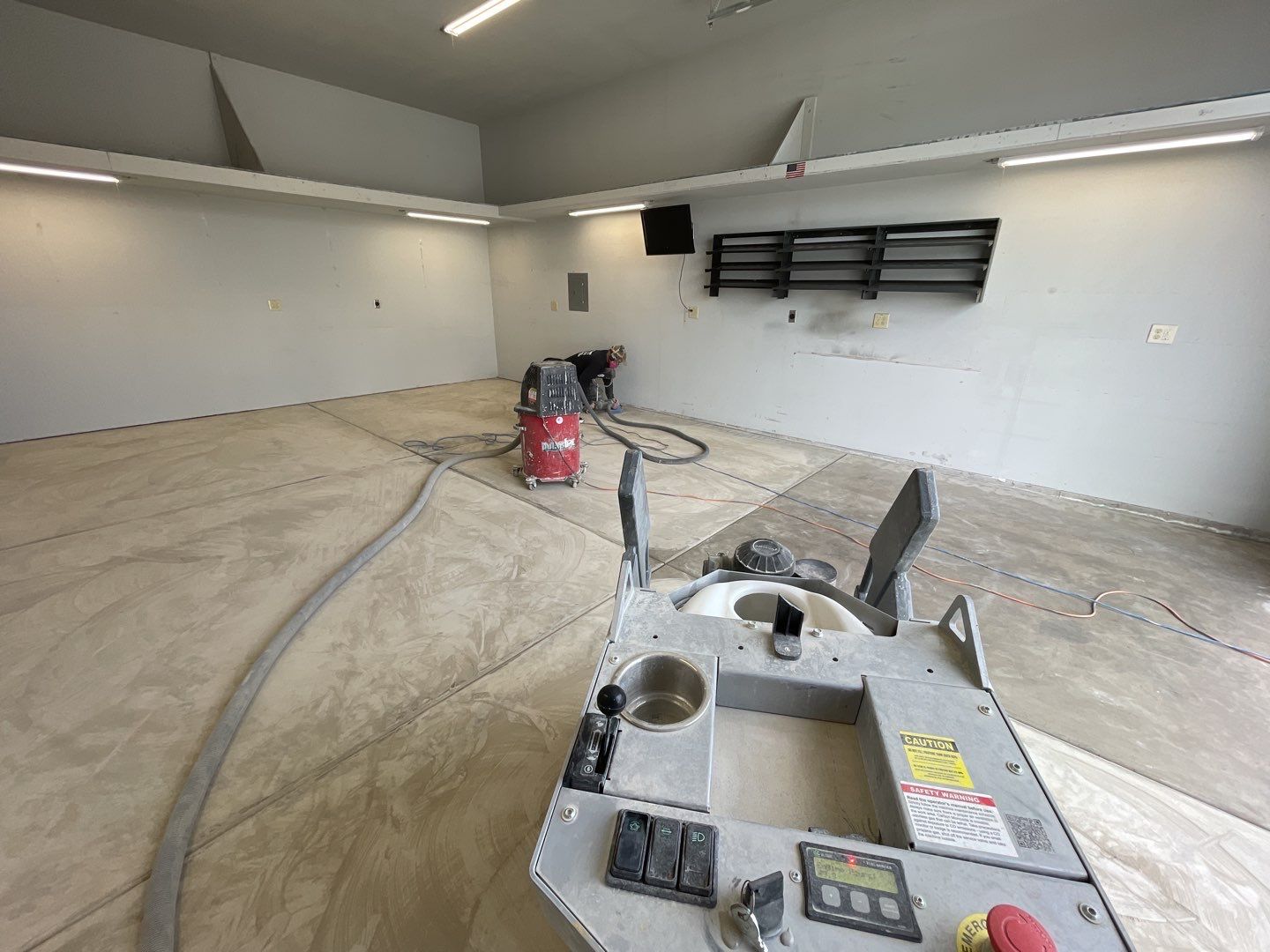 Garage Transformation using Slate Stone by Croc Coatings, LLC