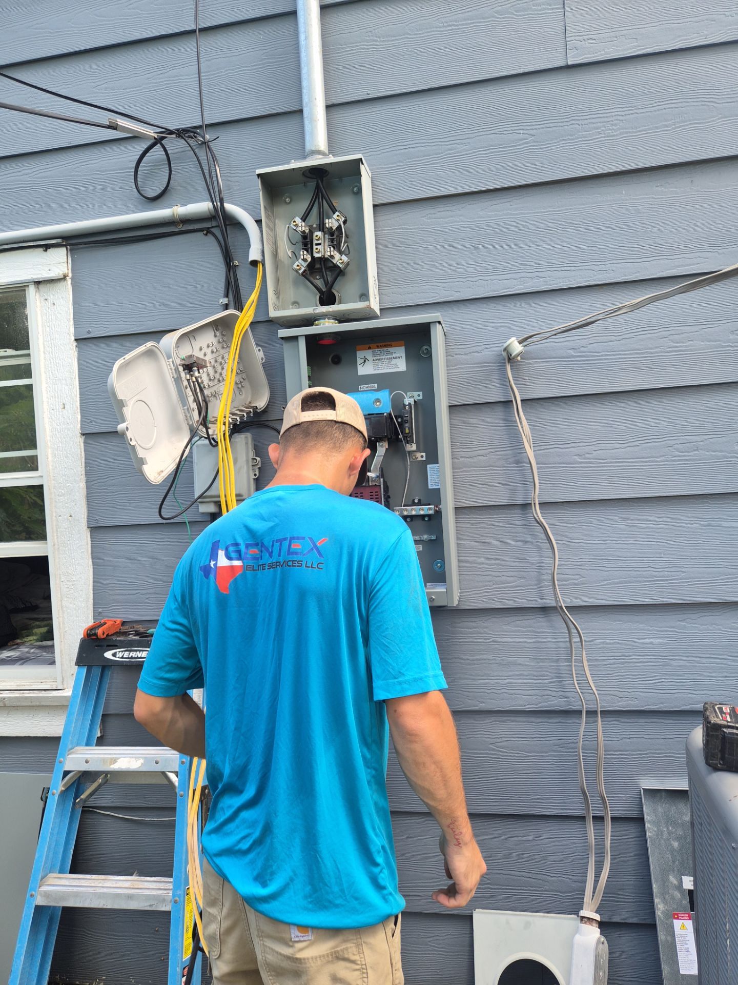 Kohler Air-Cooled Standby Generator Installation in Conroe, Texas by GenTex Elite Services