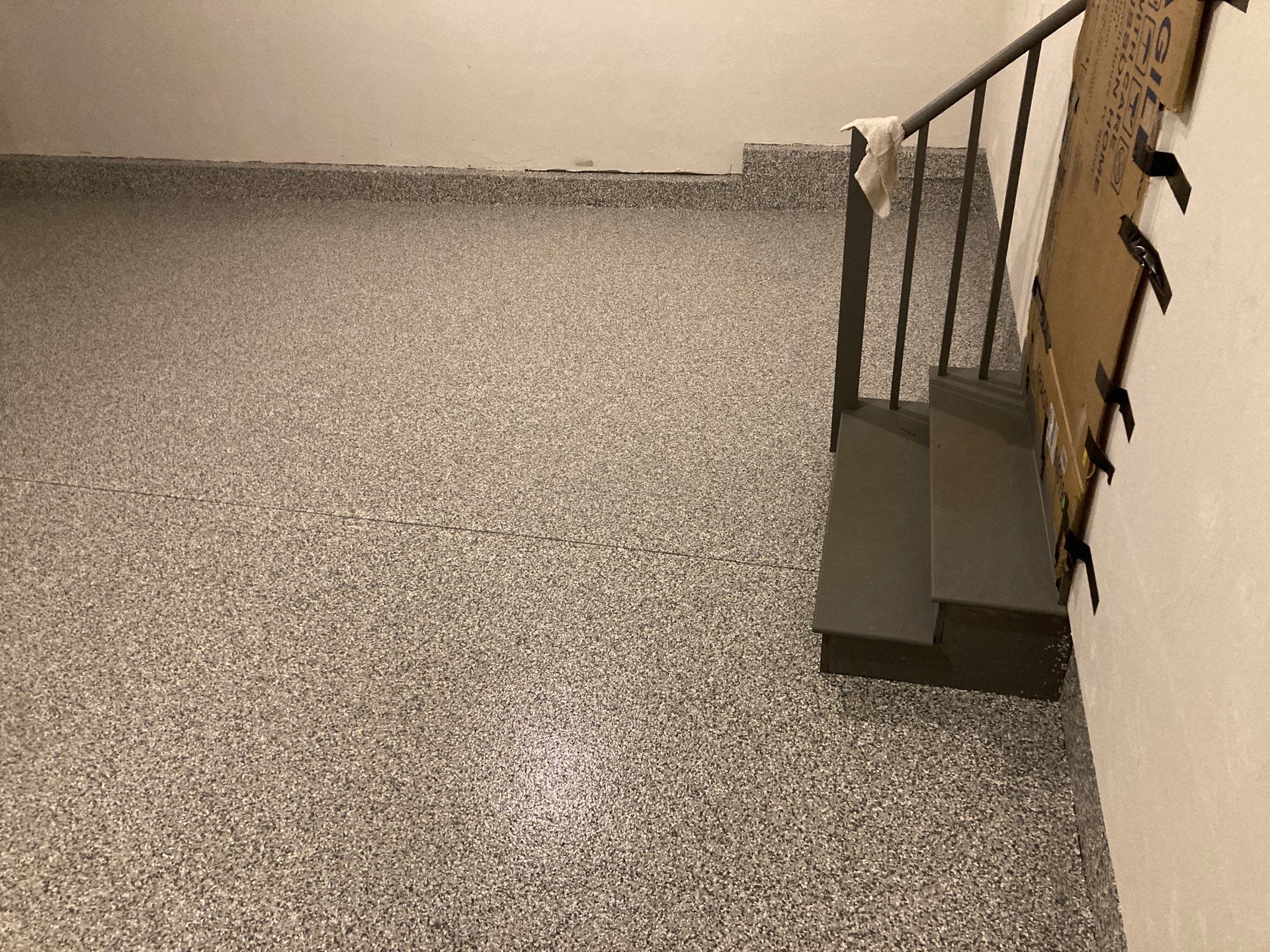 Cuddy Garage TransFLOORmation by Symphony Concrete Coatings