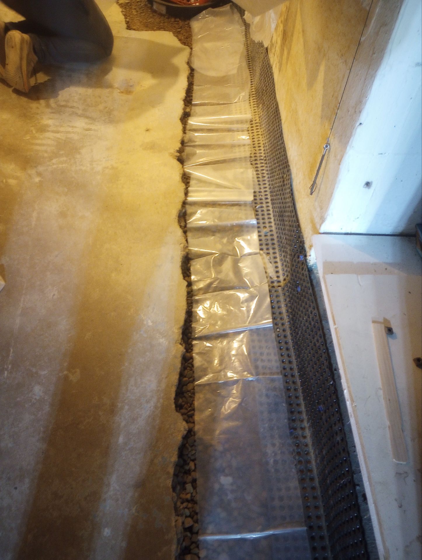 Golden Valley Drain Tile by Waterproofing Northeast