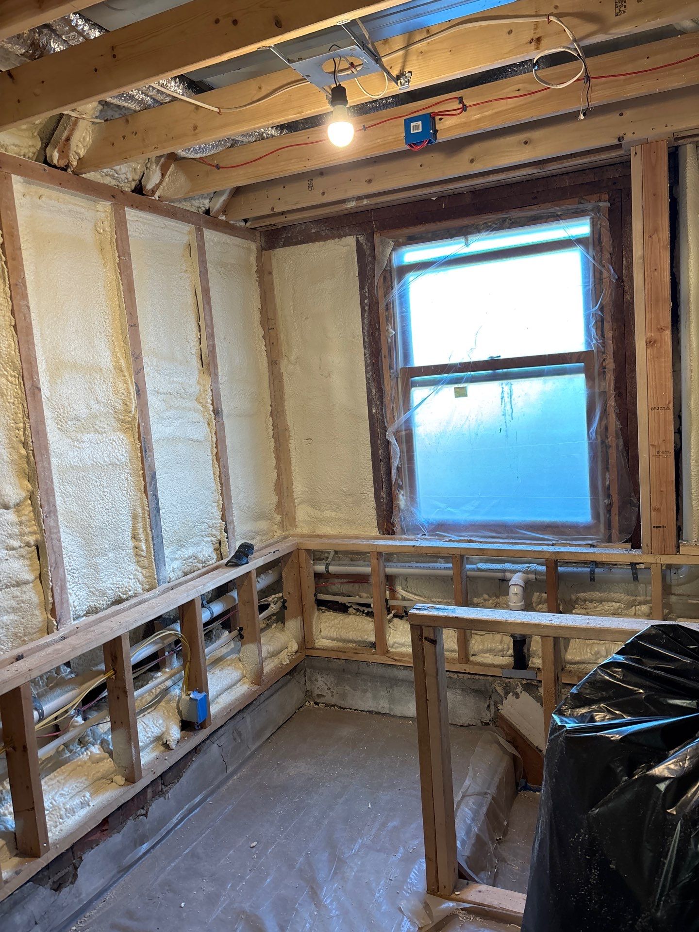 Spray Foam Insulation using Closed Cell Spray Foam by NYS Foam & Energy
