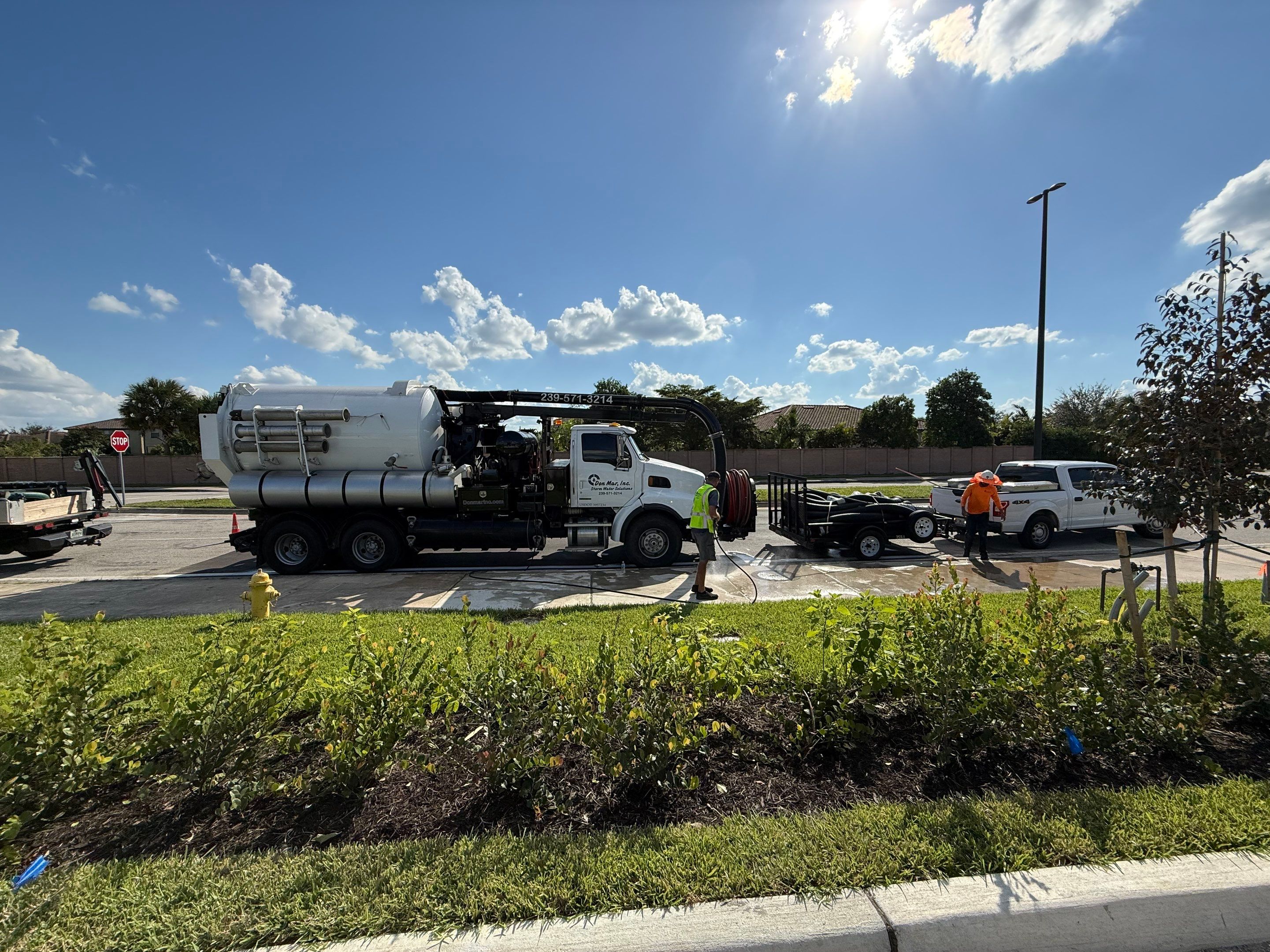 Coffee Rush Fort Myers with PRS by Don Mar, Inc. Storm Water Solutions